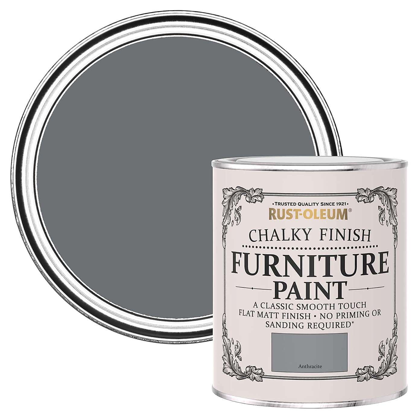 Rust-Oleum Anthracite Matt Furniture Paint