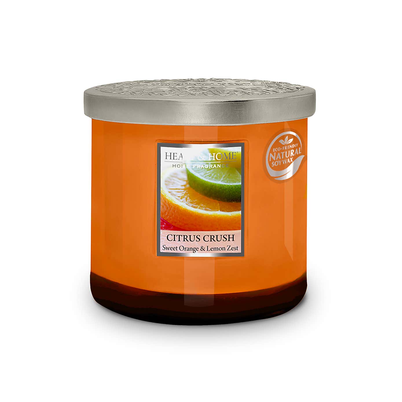 Heart and Home Ellipse Citrus Crush Multi Wick Candle