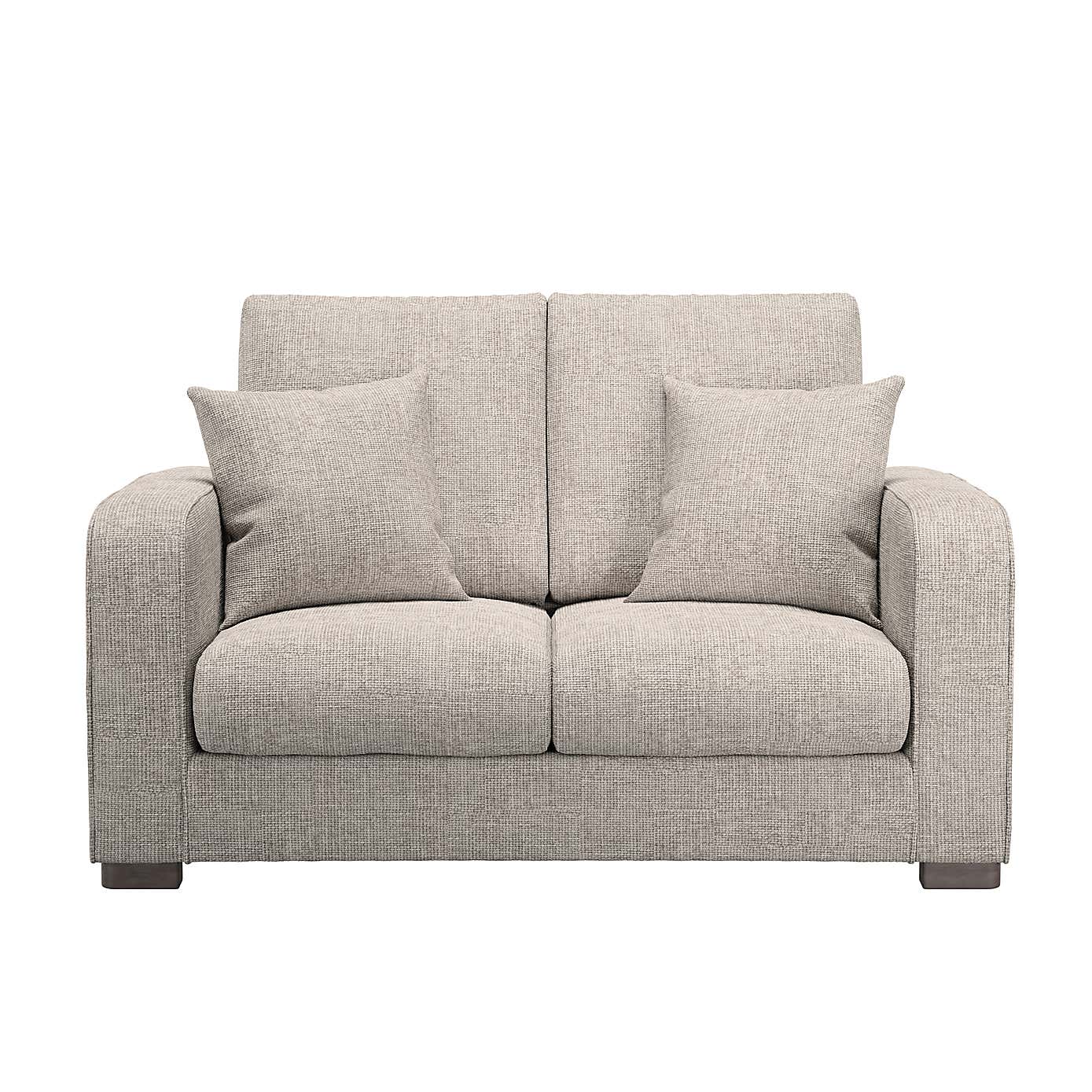 Carson Small Chunky Chenille 2 Seater Sofa