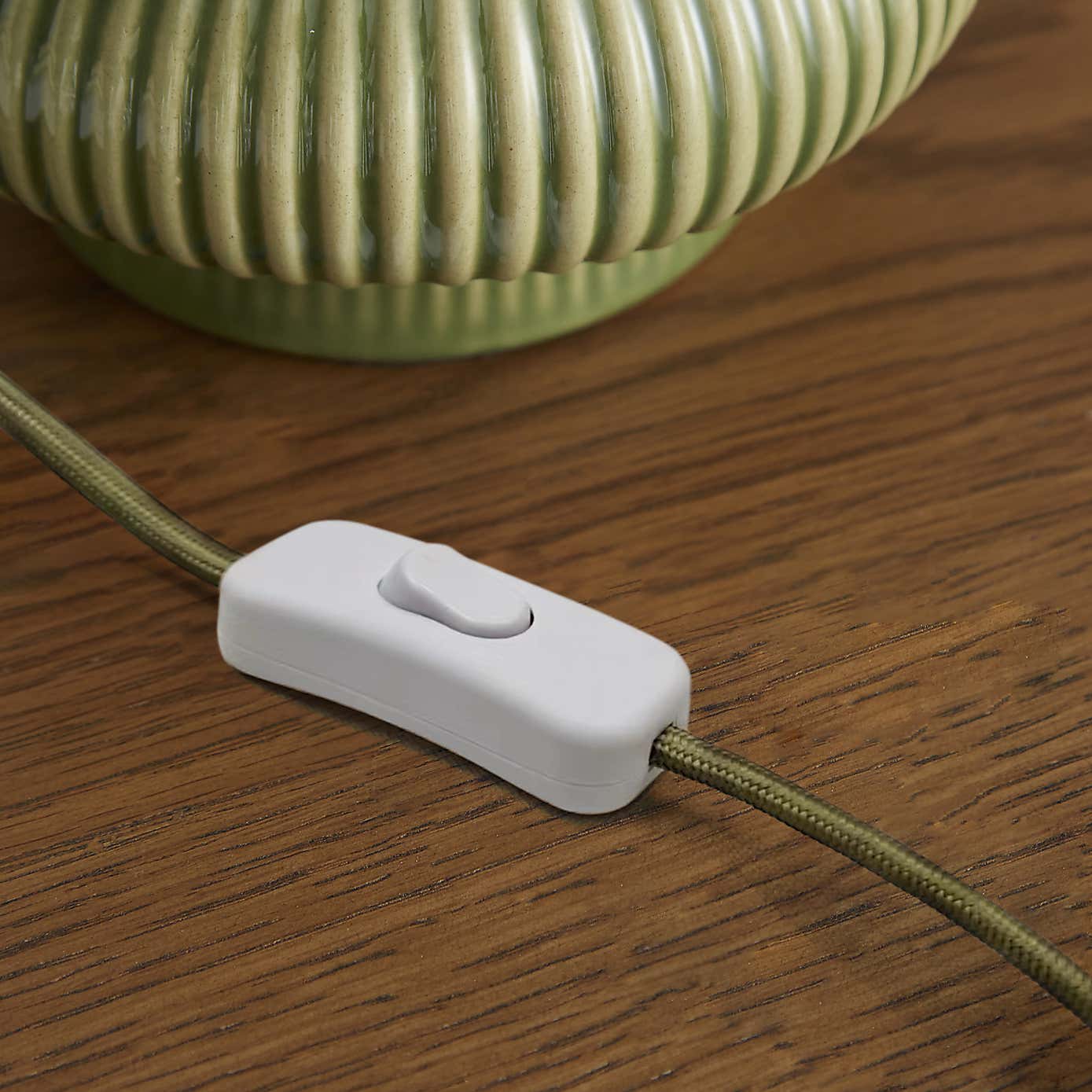 Pippin Ribbed Ceramic Table Lamp