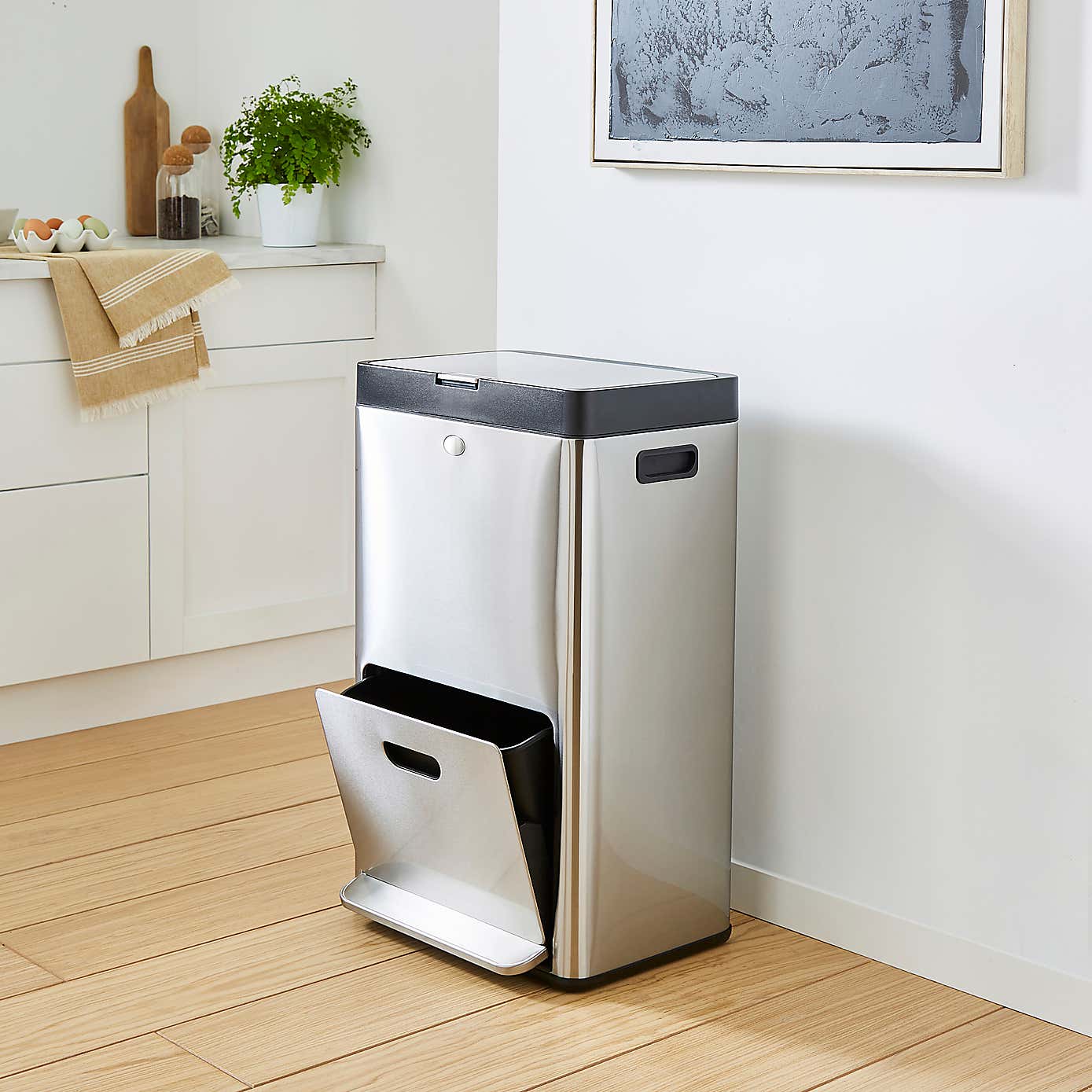 57 Litre Stainless Steel Pedal Bin