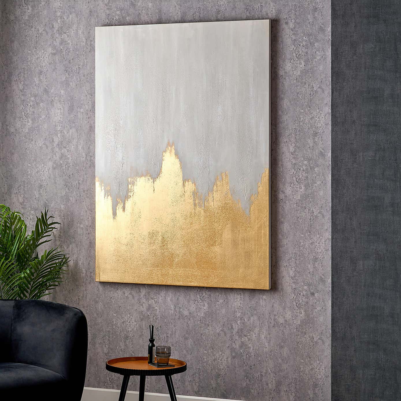 Abstract Frameless Canvas