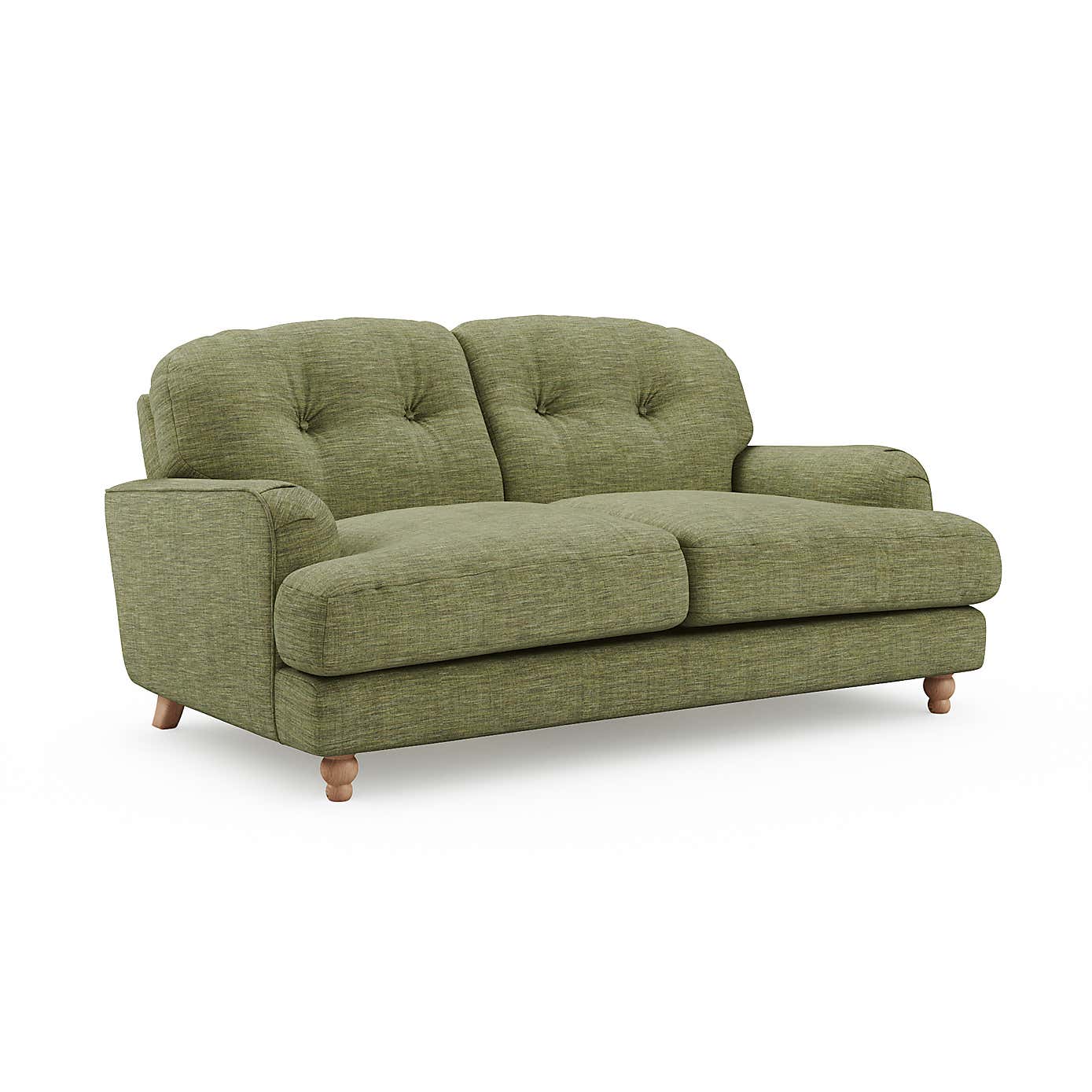 Martha Faux Linen 2 Seater Sofa