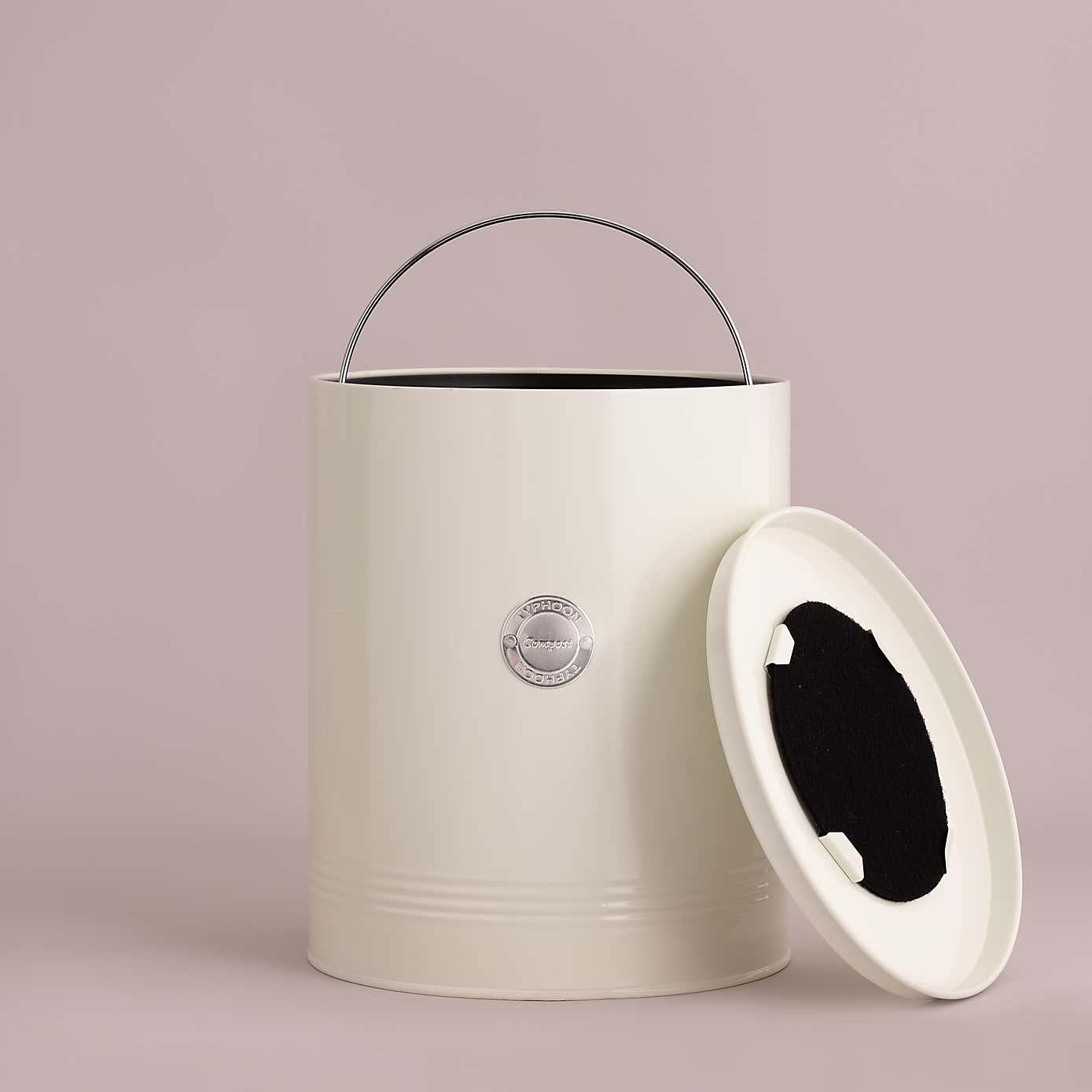 Typhoon Living 5L Cream Compost Caddy