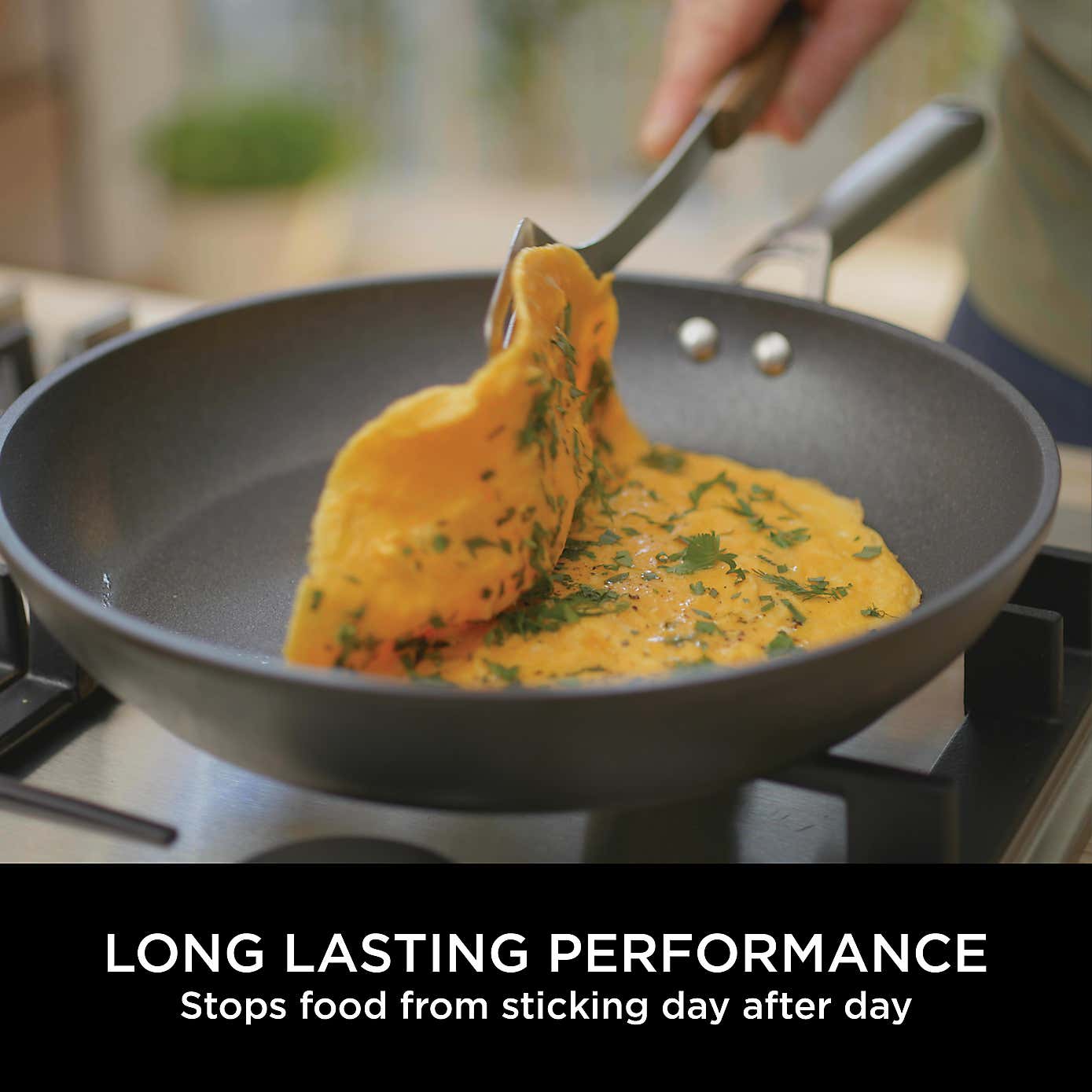 Ninja ZEROSTICK Hard Anodised Frying Pan, 28cm