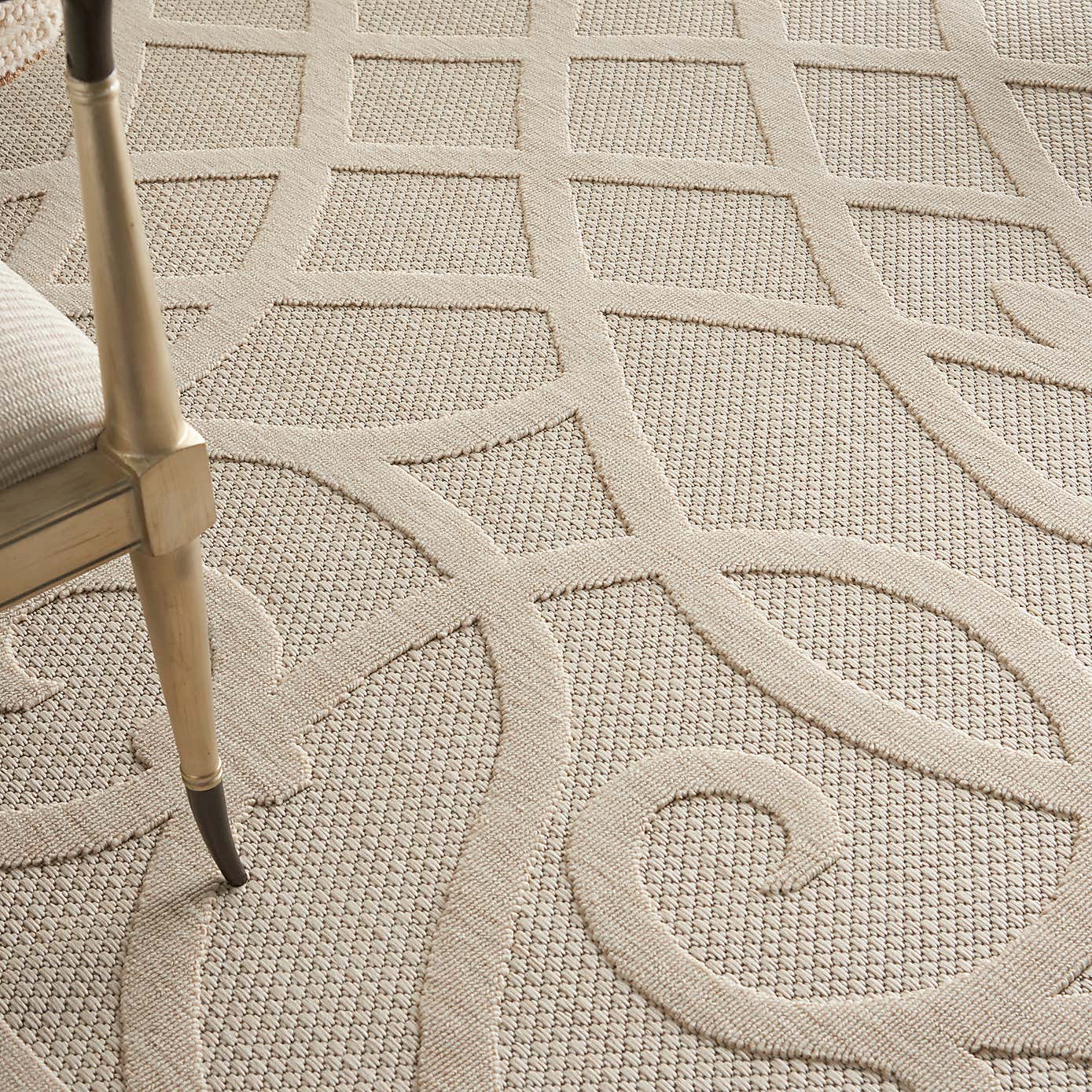 Cozumel Scroll Indoor Outdoor Rug