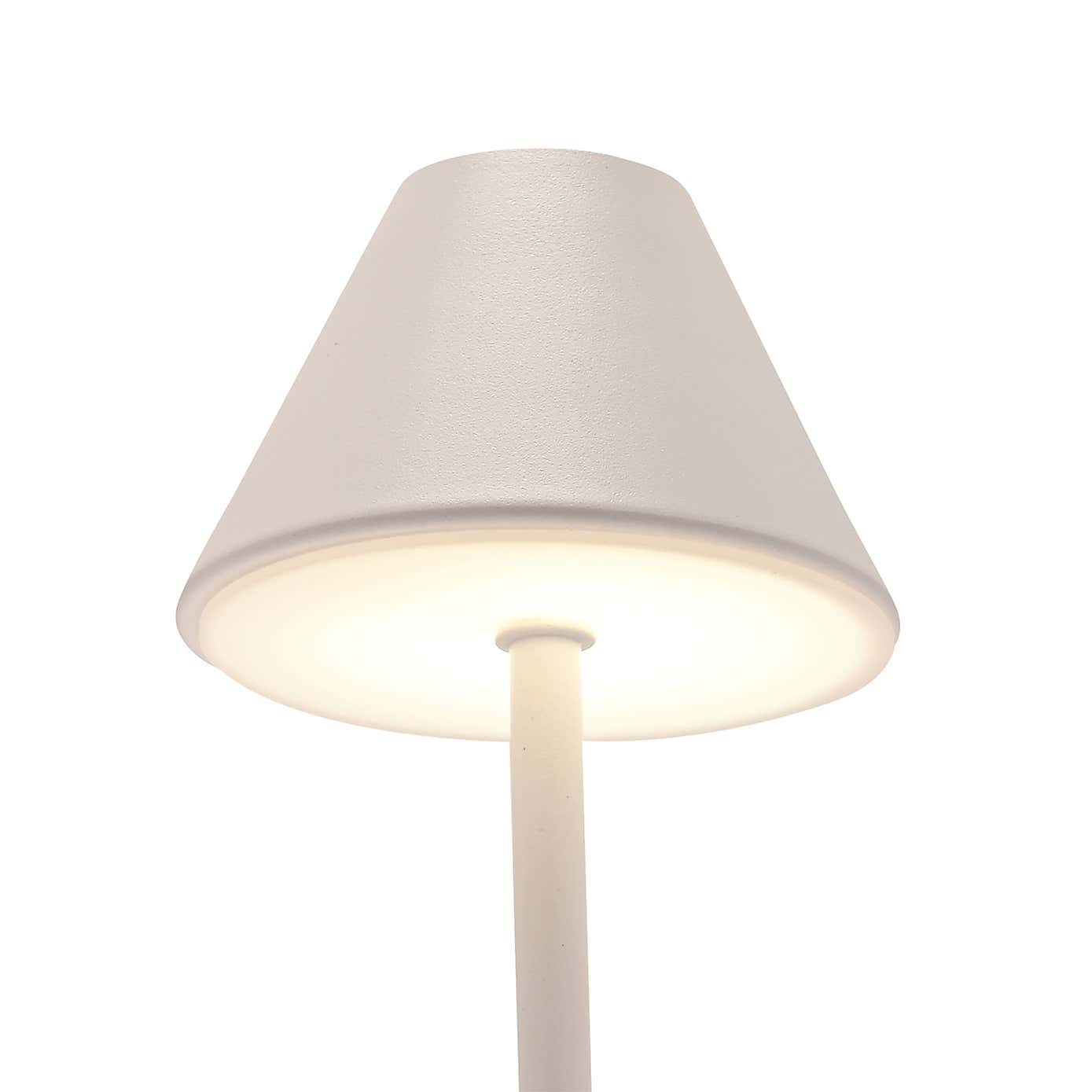 Hestia Thin Stem Rechargeable Colour Changing LED Touch Table Lamp