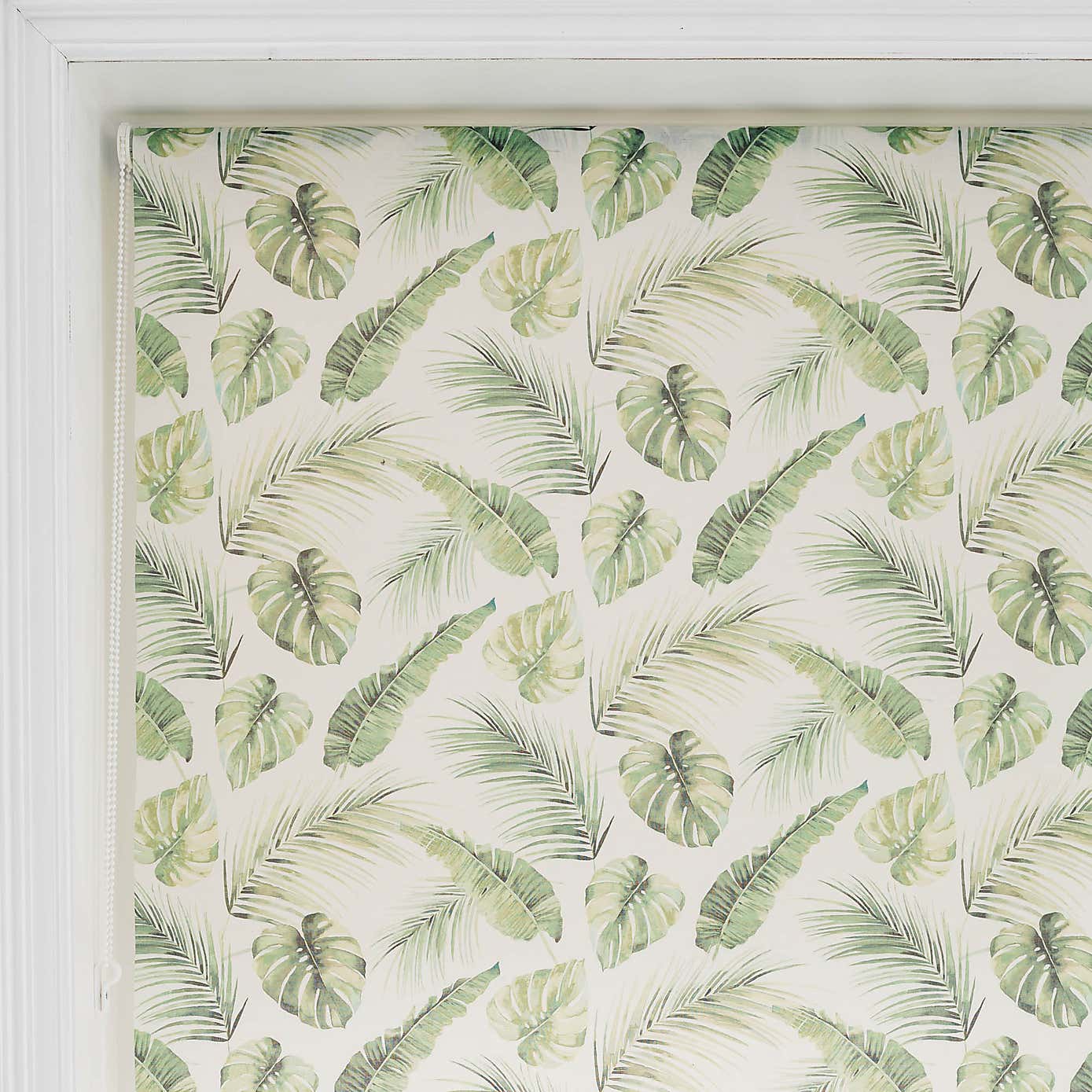 Voyager Green Leaf Moisture Resistant Daylight Roller Blind