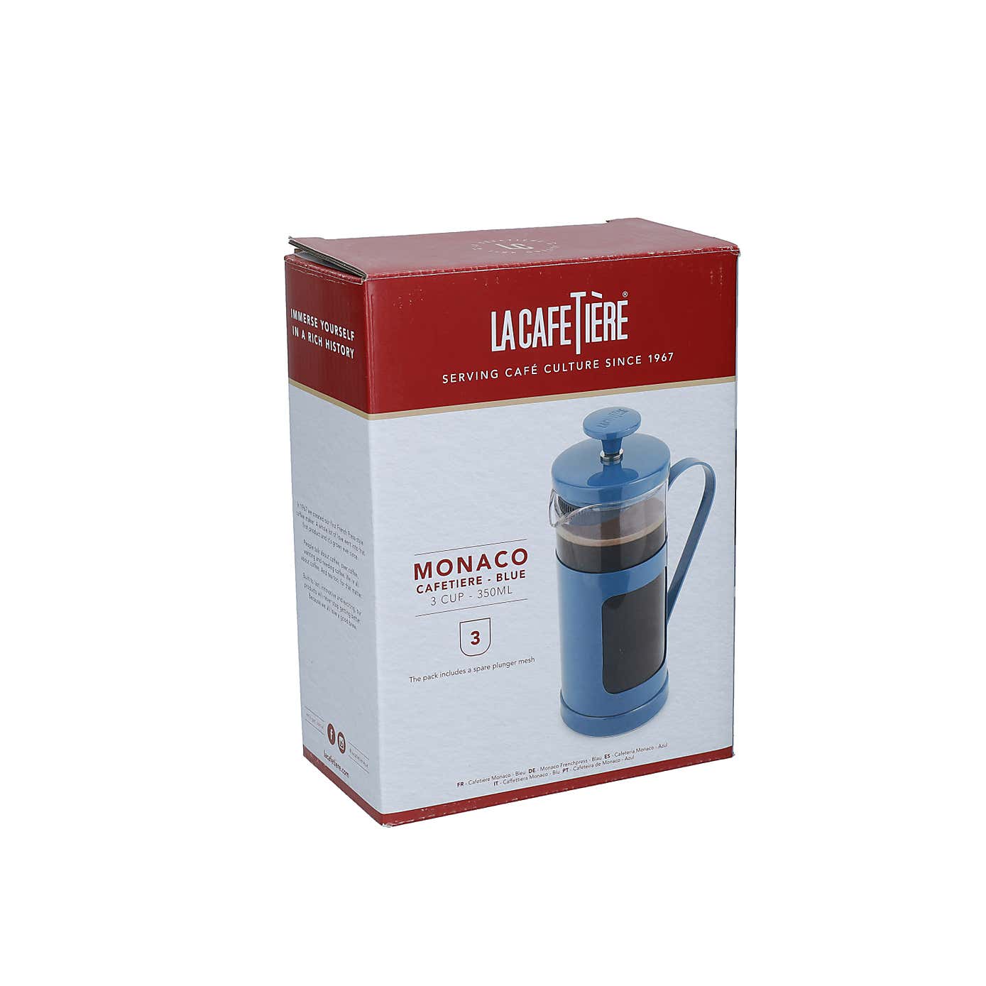 La Cafetiere Monaco 3 Cup Cafetiere