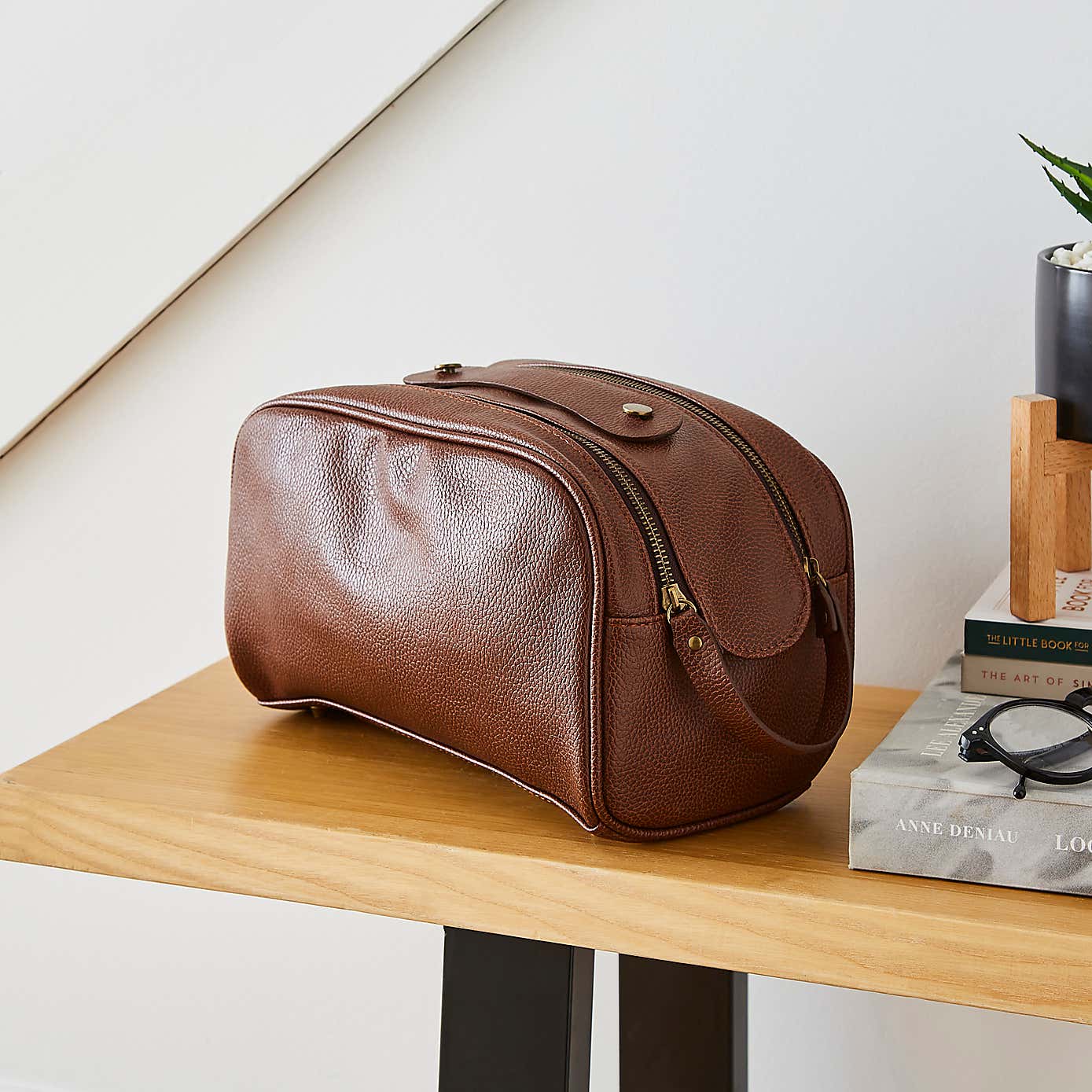 Leather Wash Bag