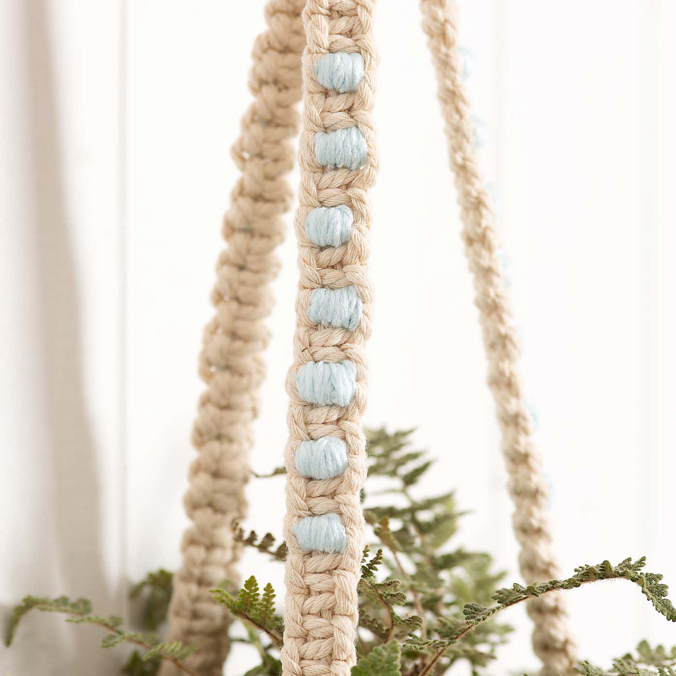 Wool Couture Two Sisters Plant Hanger Macrame Kit
