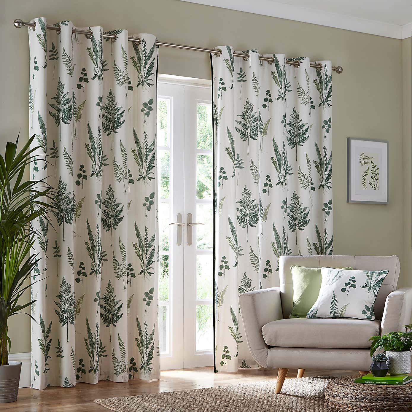 Fern Eyelet Curtains