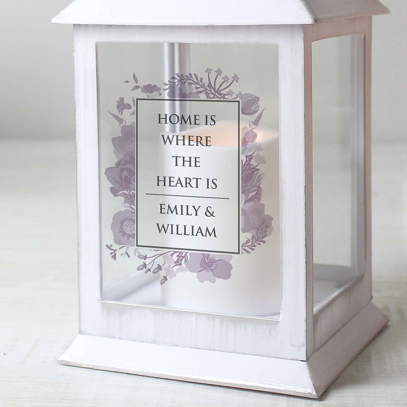 Personalised Soft Watercolour Lantern