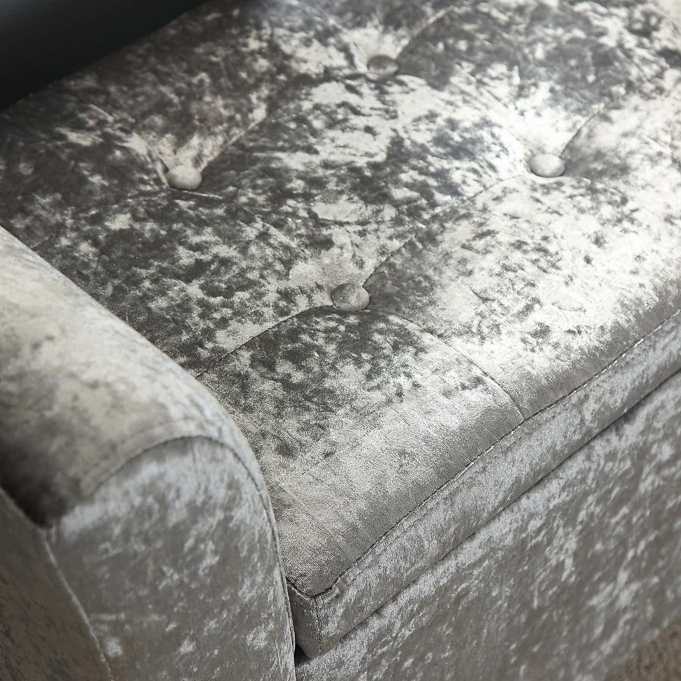 Verona Crushed Velvet Ottoman Window Seat