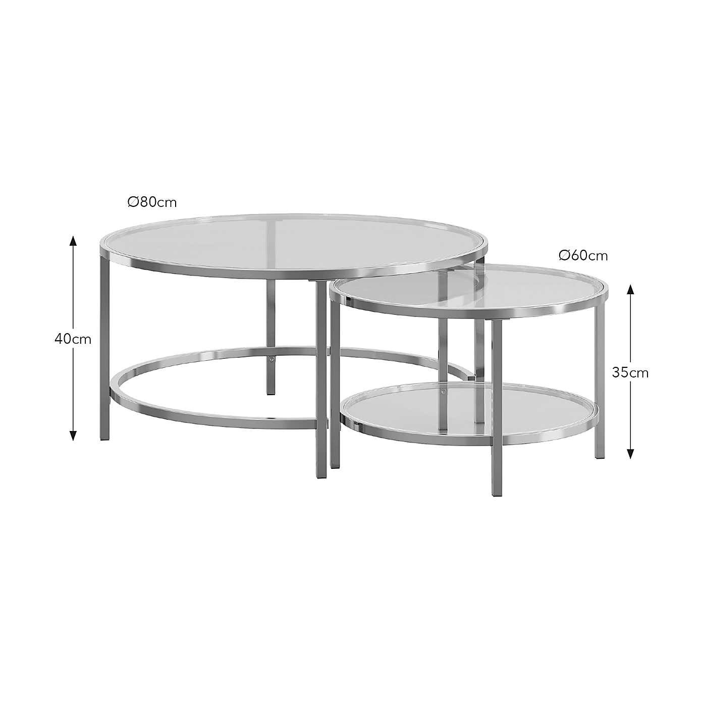 Sofia Coffee Nest of Tables