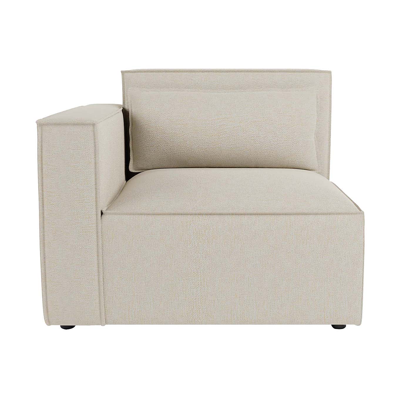 Modular Arne Natural Fabric 2 Seater Sofa