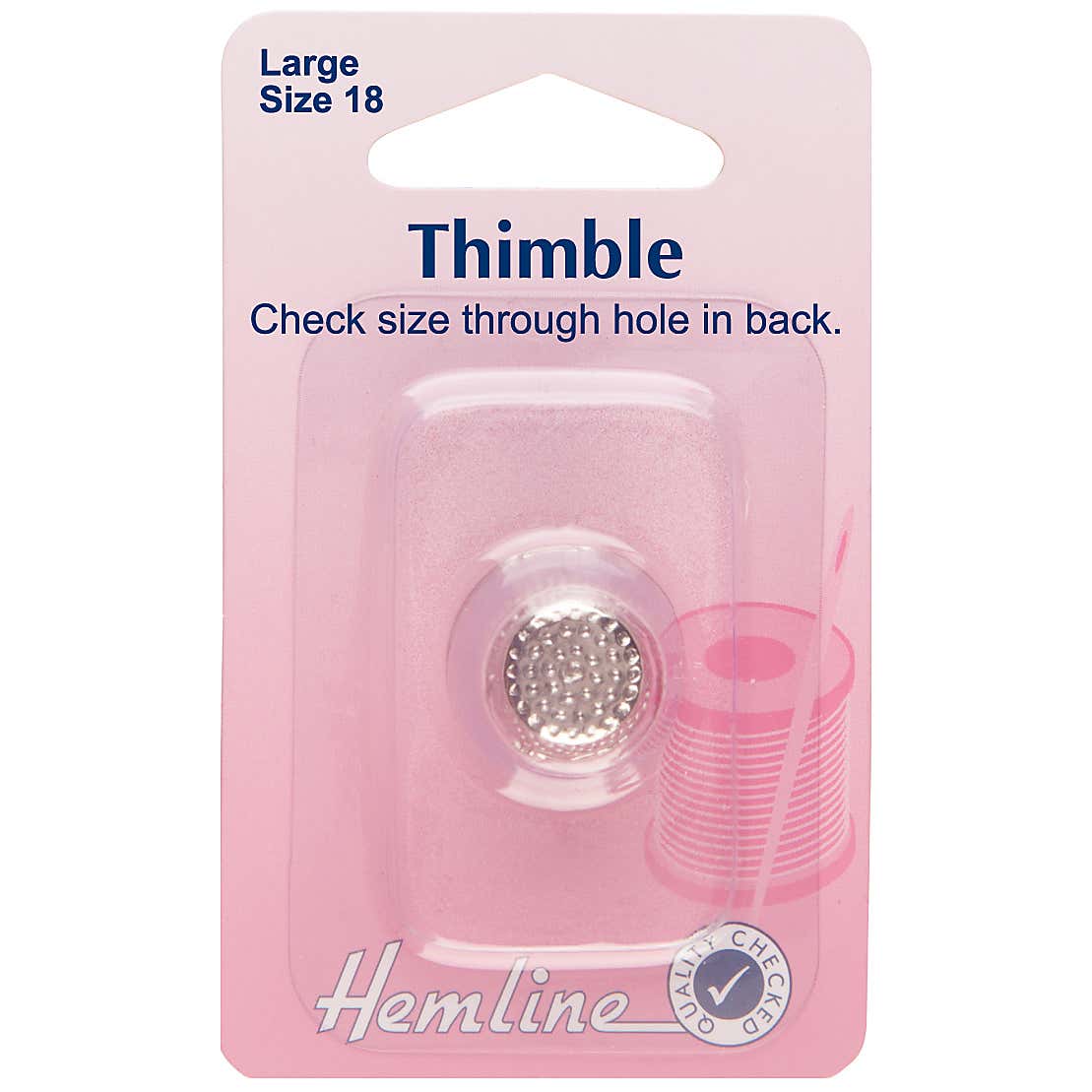 Hemline Steel Thimble