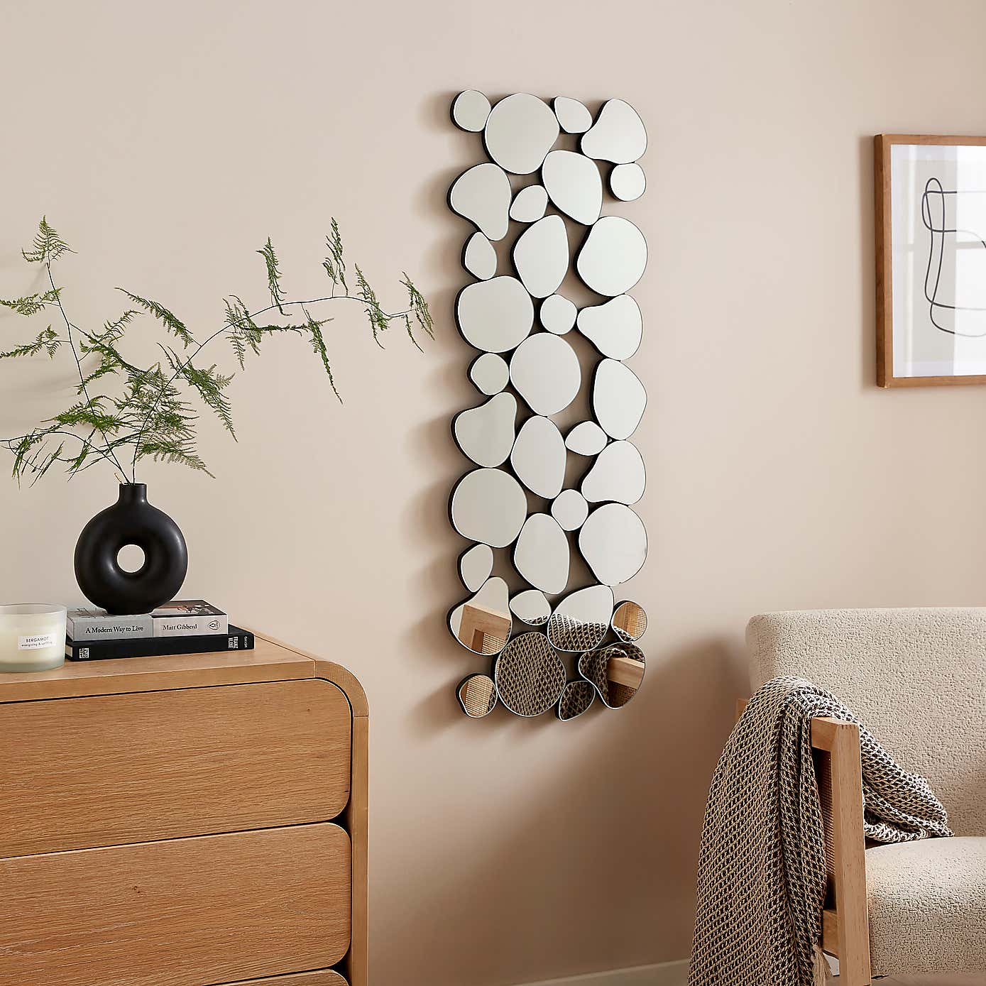 Pebble Rectangle Wall Mirror