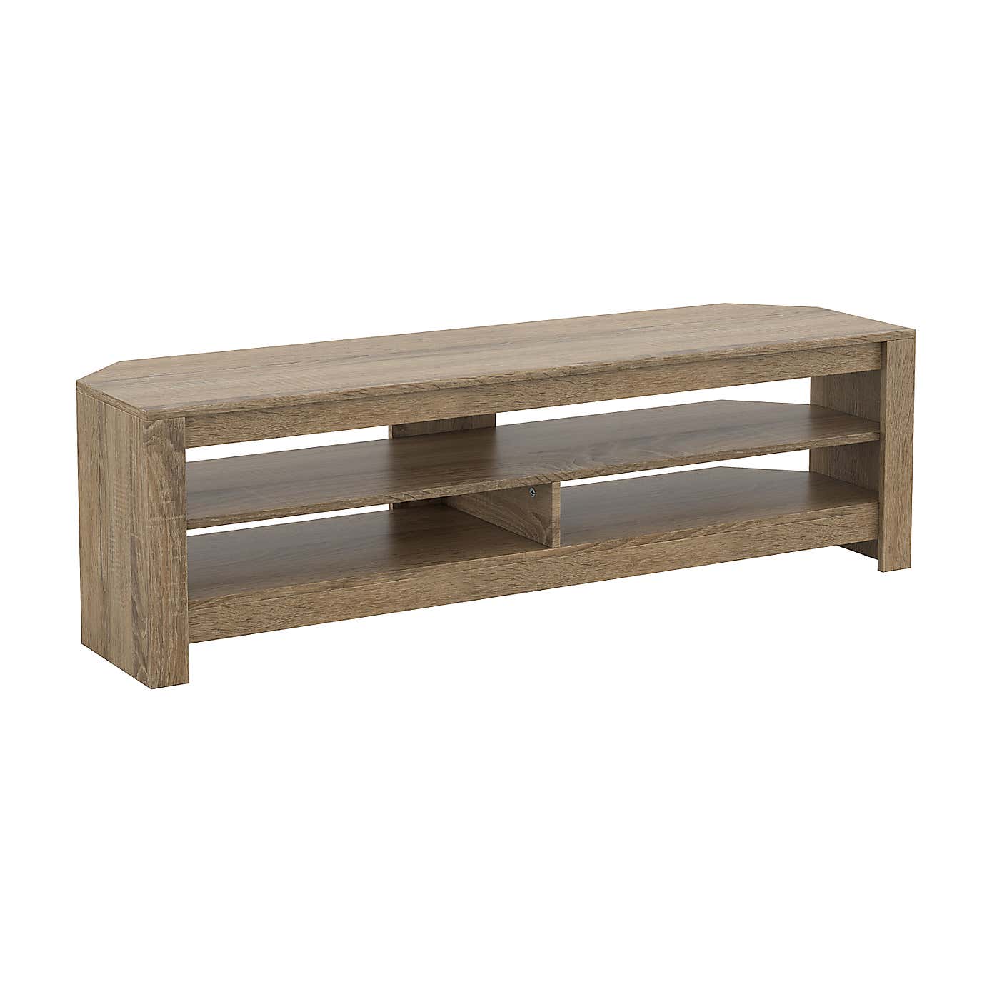 Calibre Wide TV Stand 140cm, Oak Effect