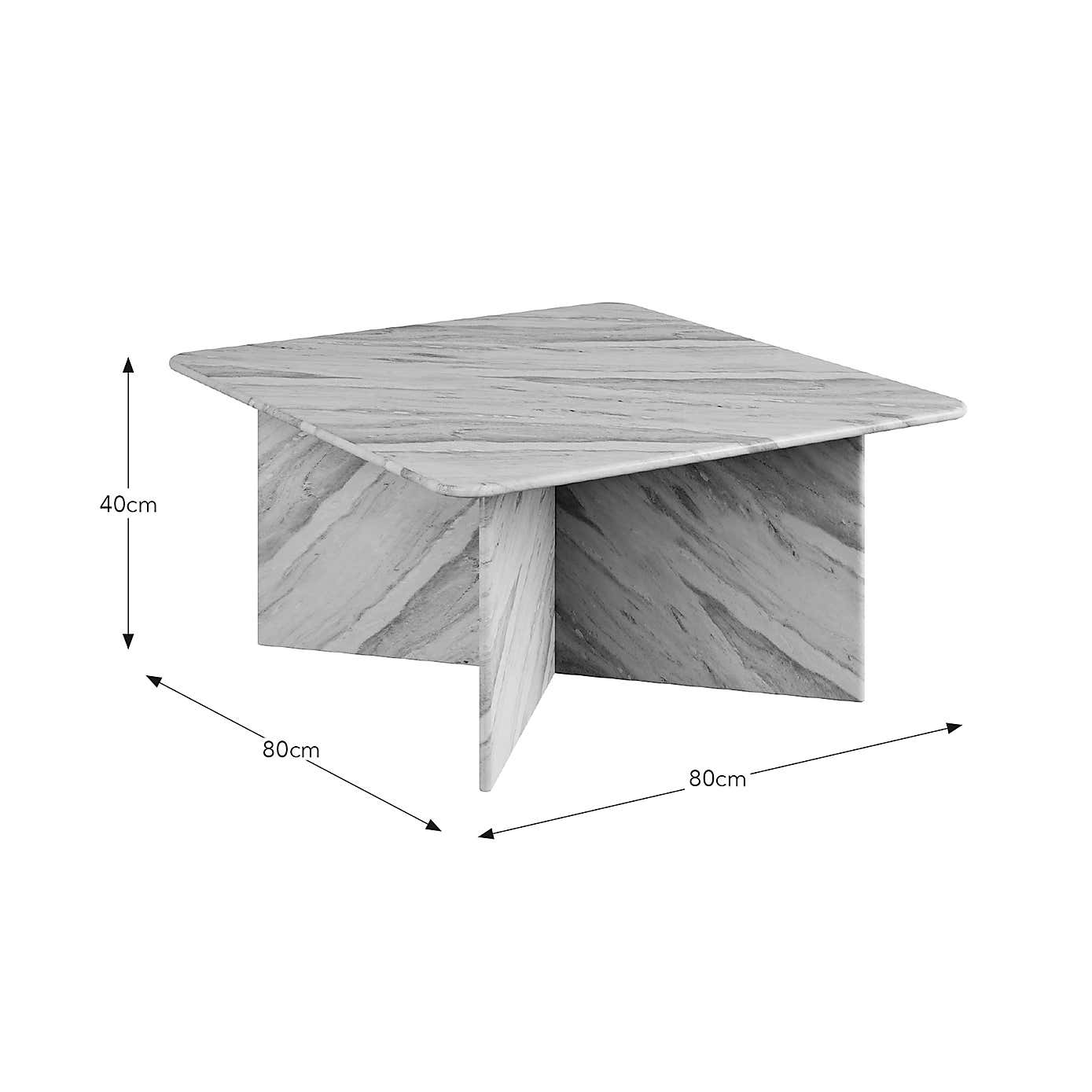 Lana Marble Square Coffee Table