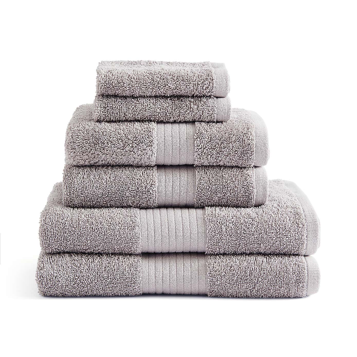 6 Piece Cotton Towel Bale