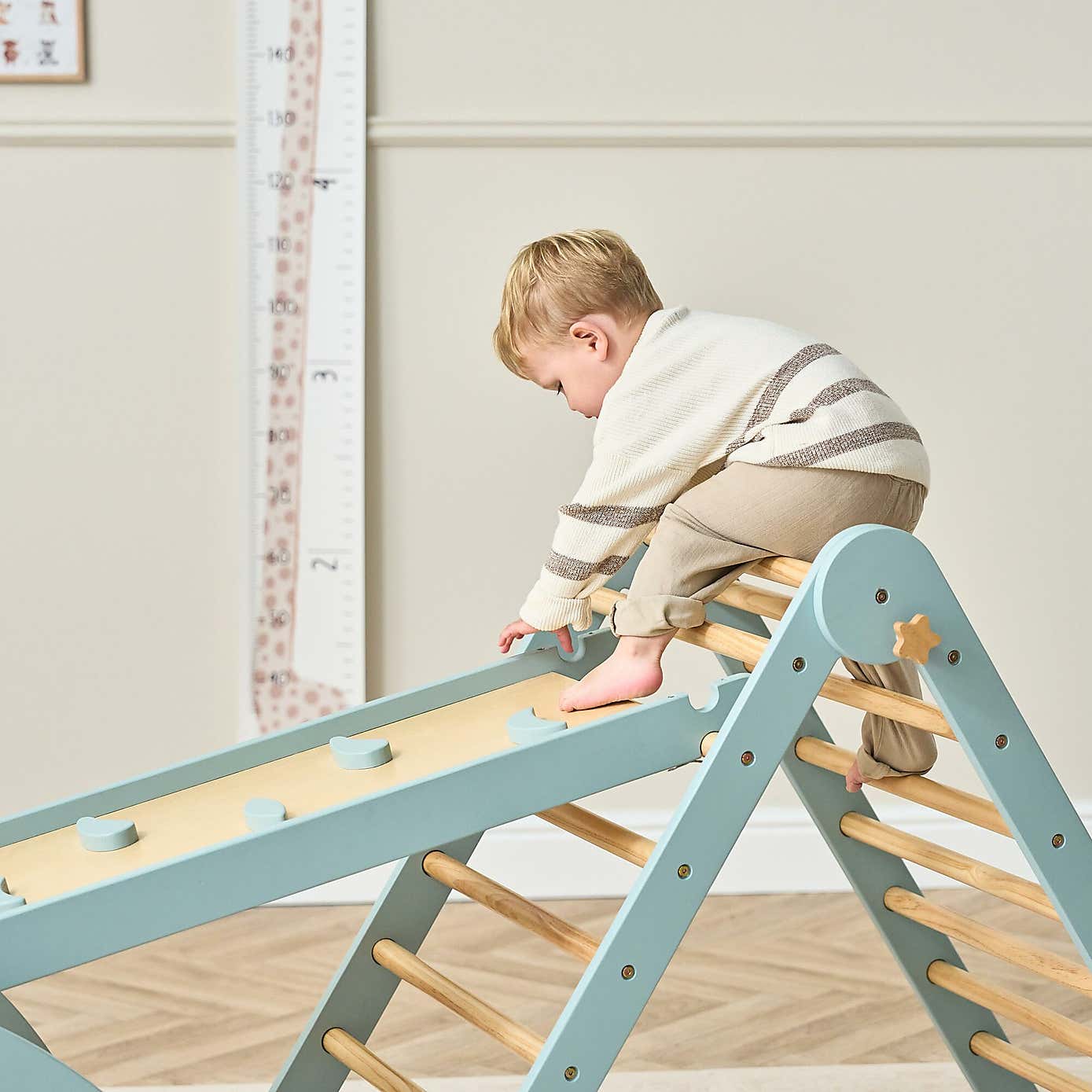 Tutti Bambini Scala Montessori 3 in 1 Pikler Climbing Frame with Climbing Wall
