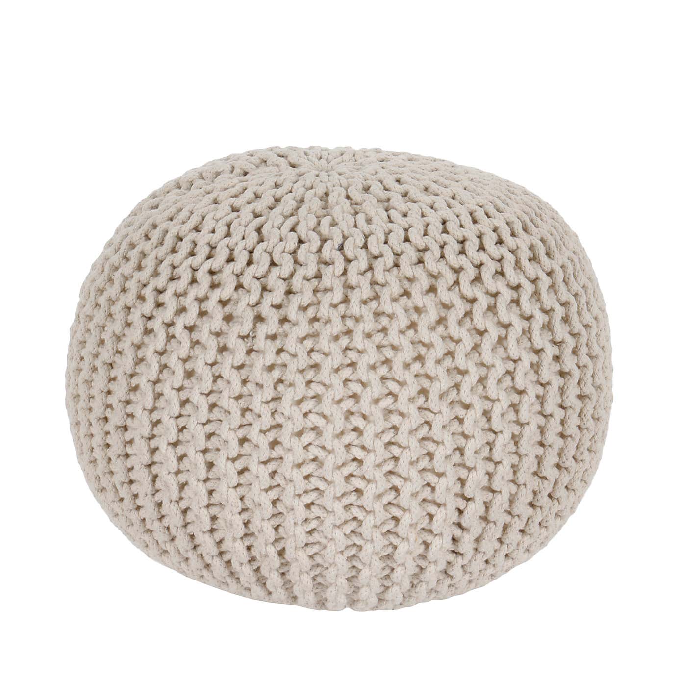 Knitted Pouffe
