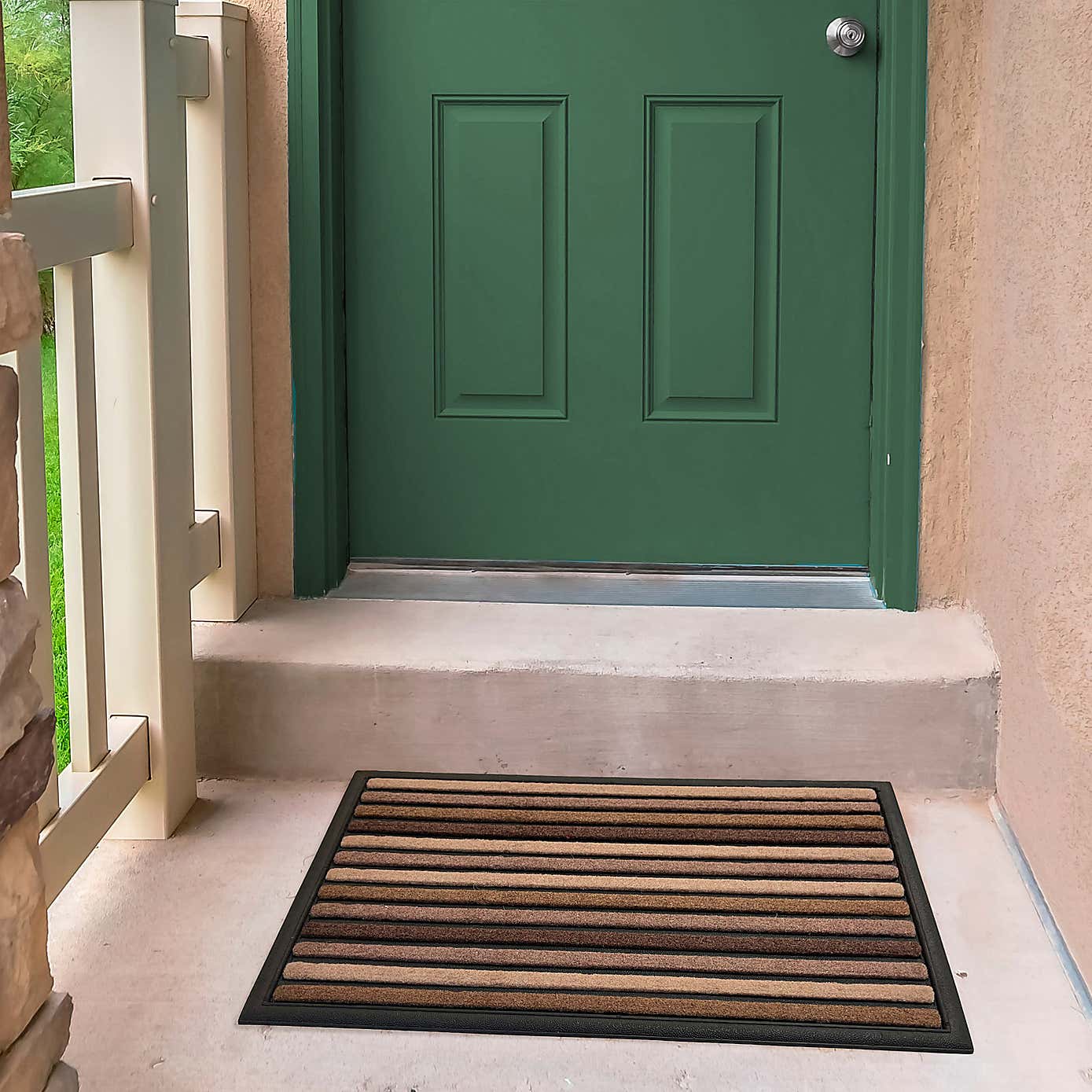 Scrape N Sorb Stripe Outdoor Doormat