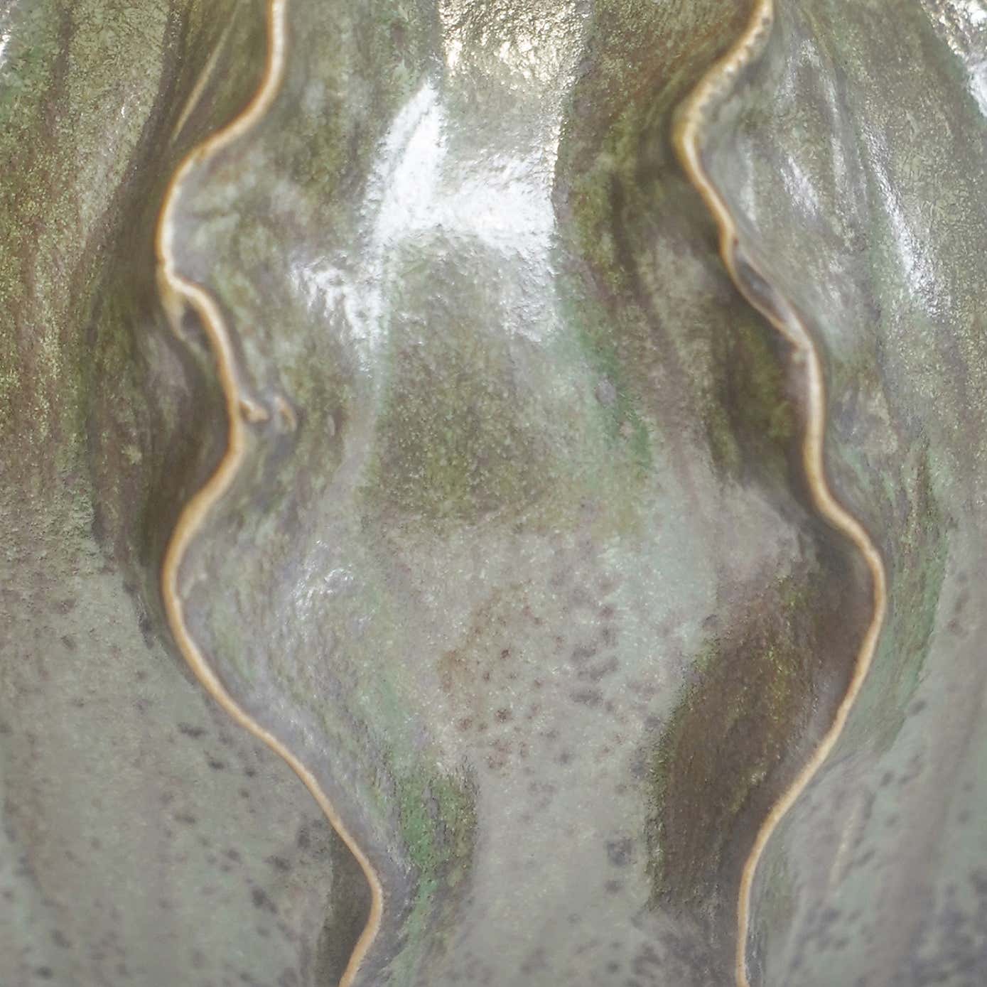 Scarlet Coral Reef Ceramic Vase