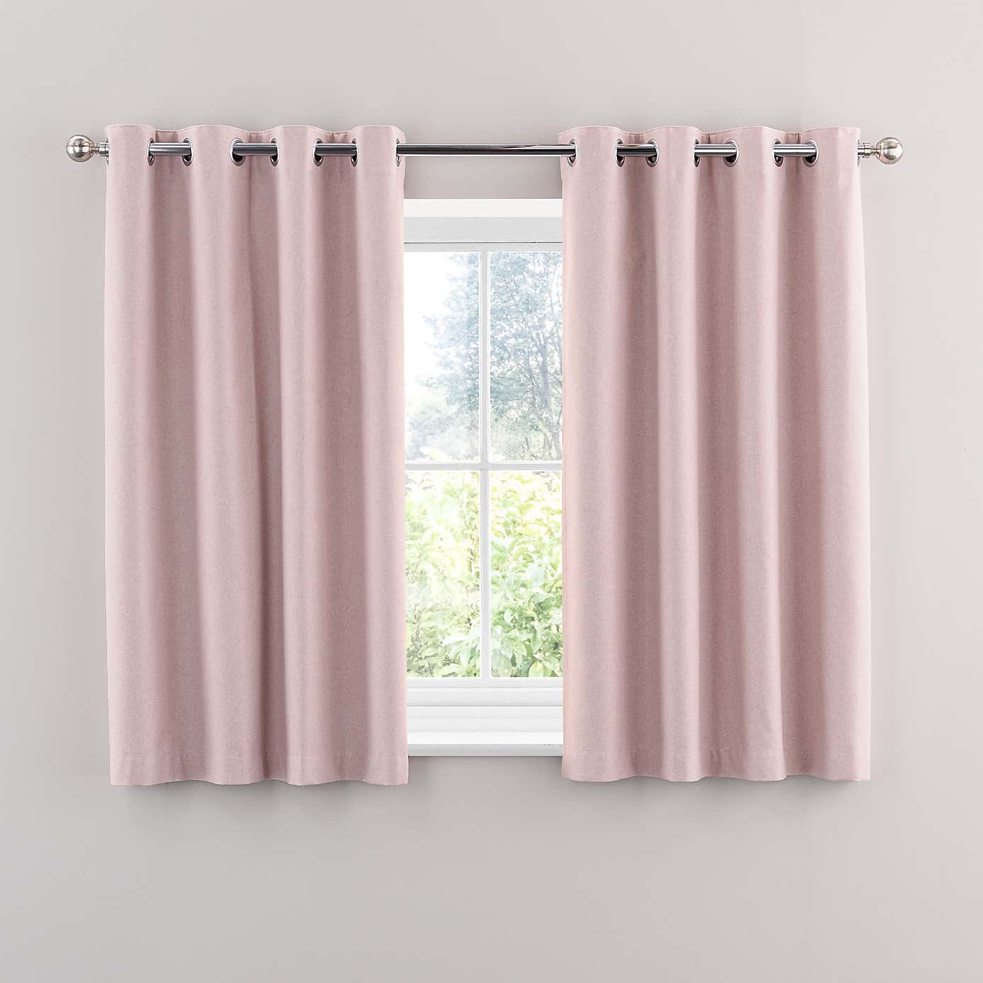 Luna Brushed Ultra Blackout Eyelet Curtains