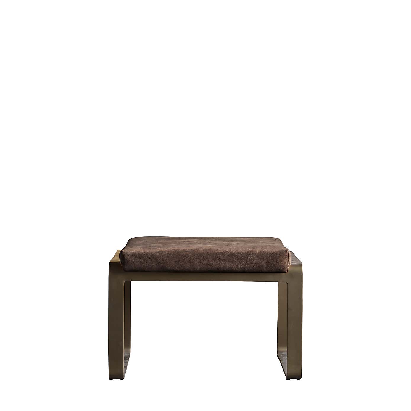Cosette Footstool Ochre