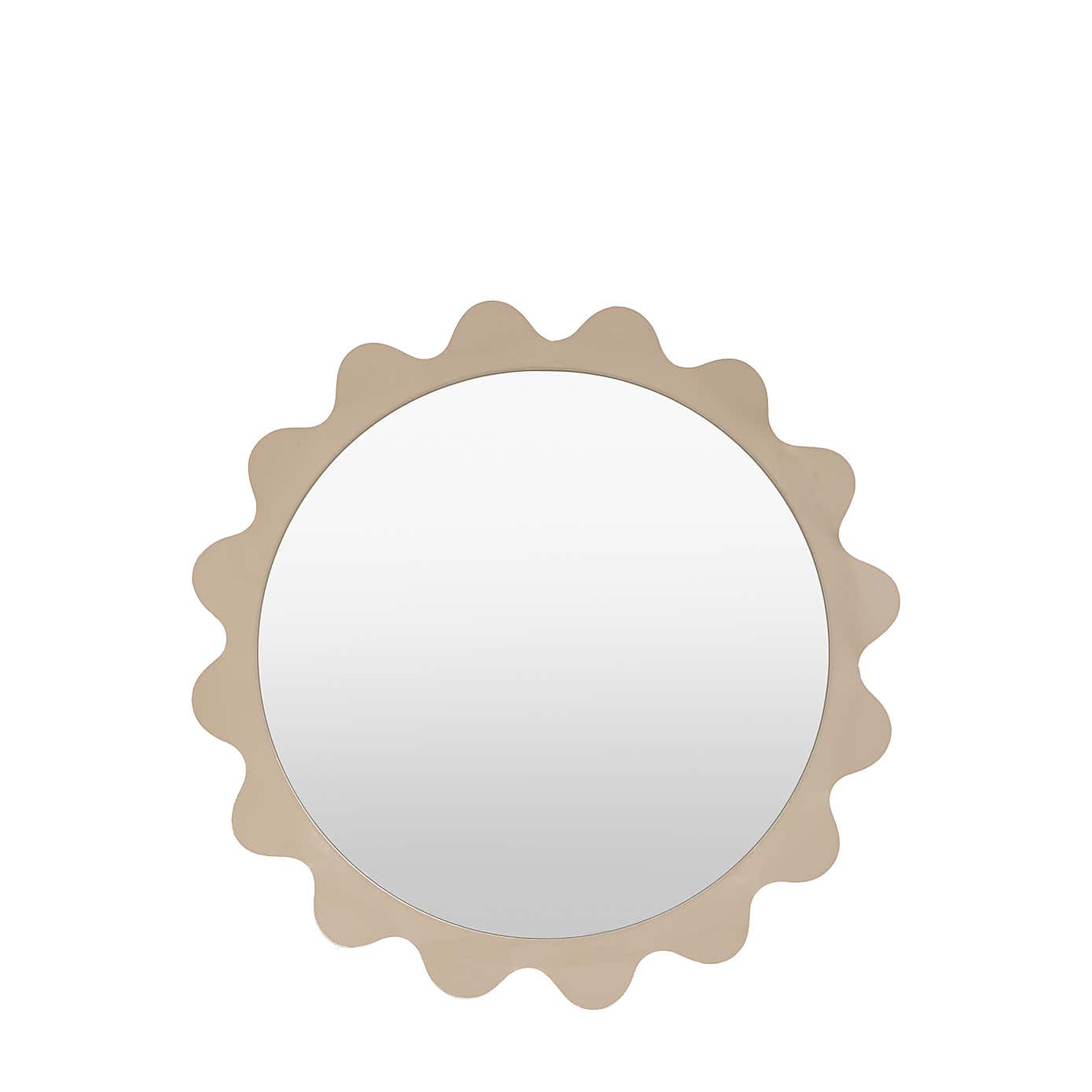 Circe Flower Round Wall Mirror