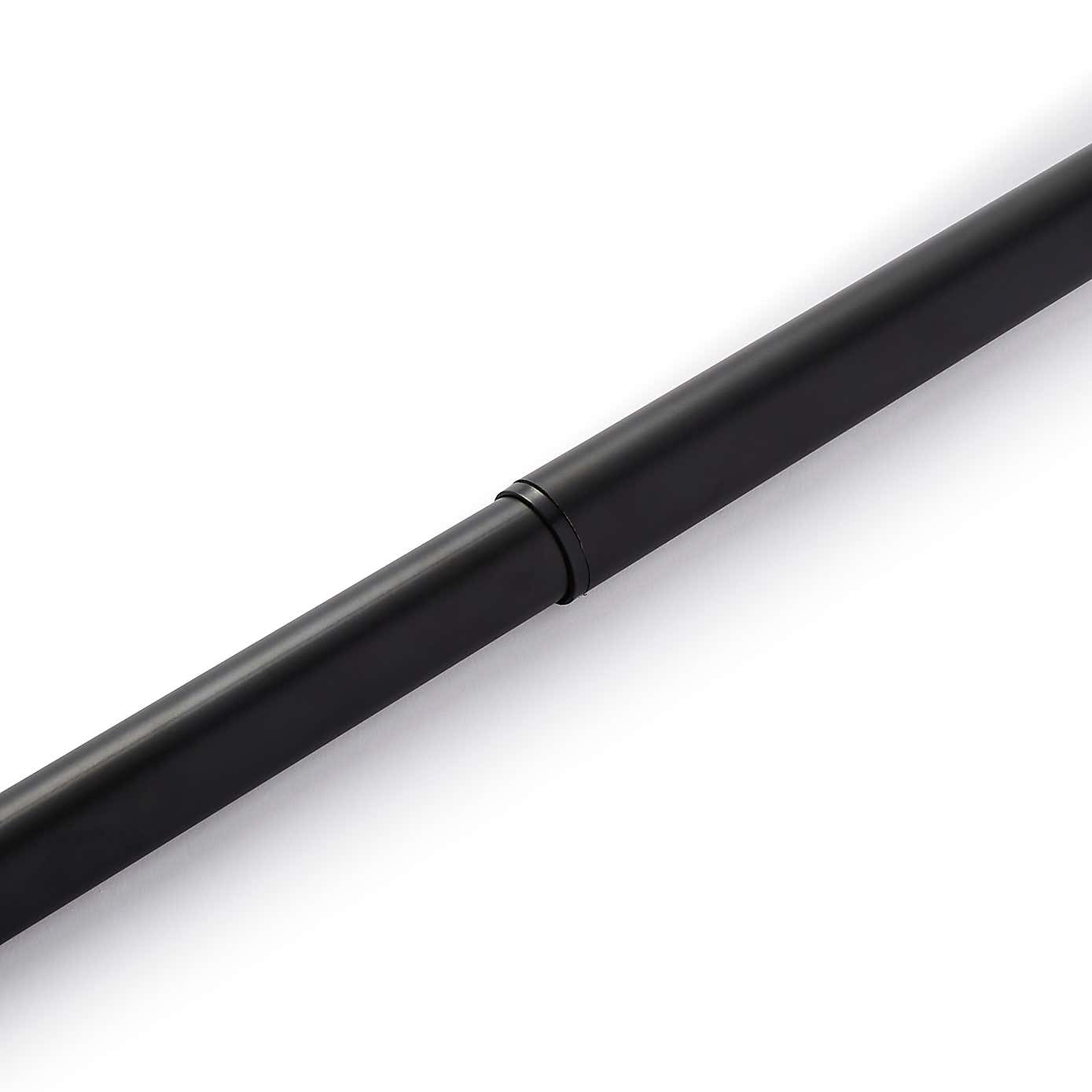 Caged Ball Extendable Metal Eyelet Curtain Pole