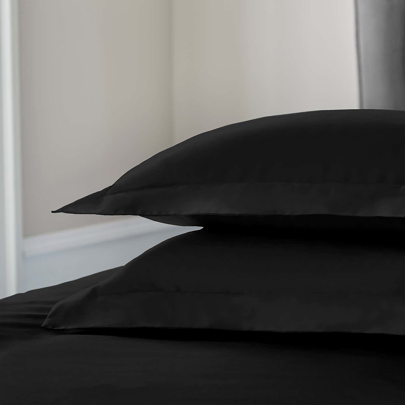 Dorma 300 Thread Count 100% Cotton Sateen Plain Continental Square Pillowcase