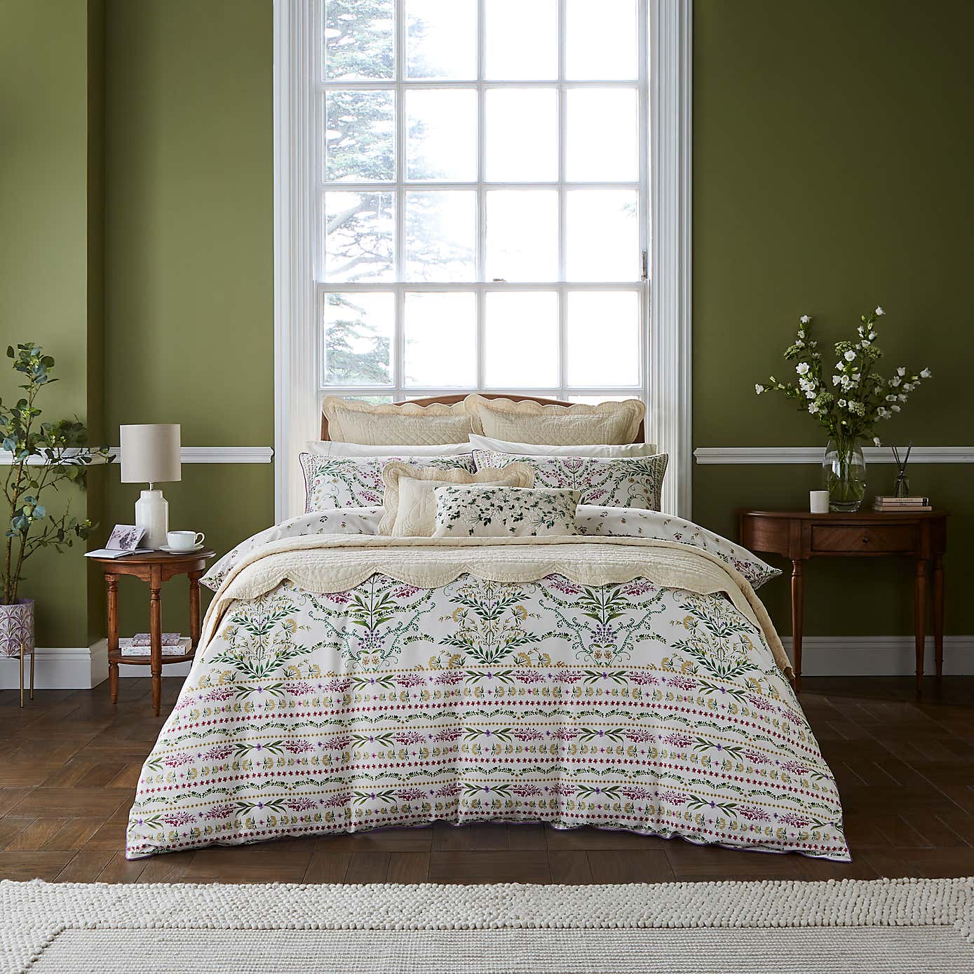 Dorma Soft Scalloped Bedspread