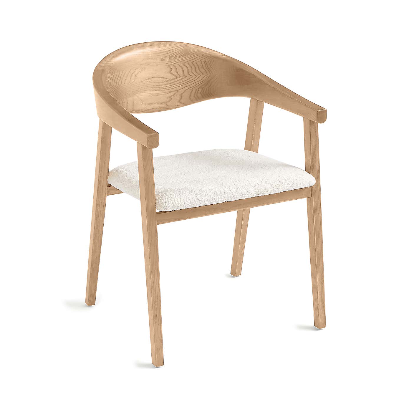 Oskar Dining Chair, Boucle