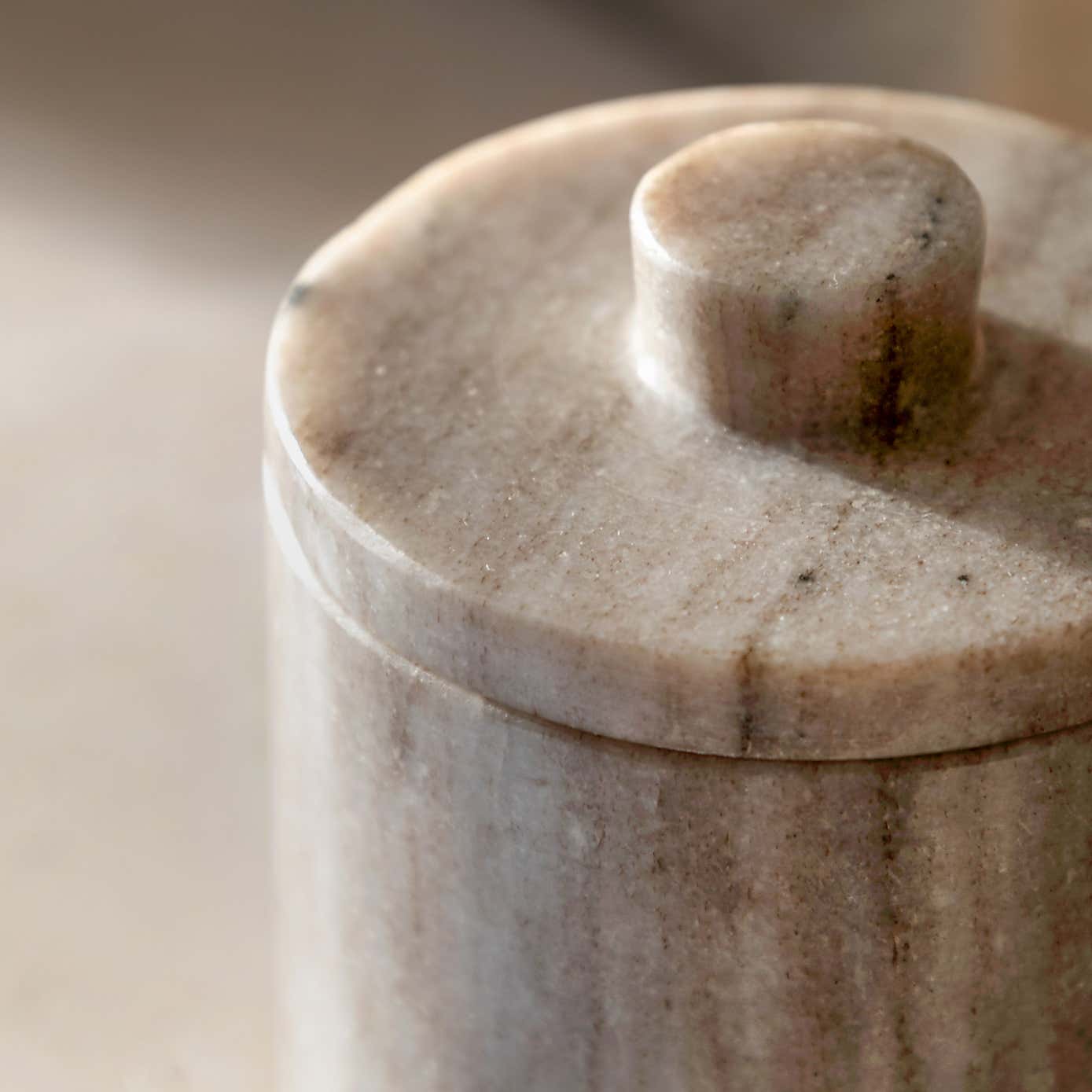 Tarragon Marble Storage Jar