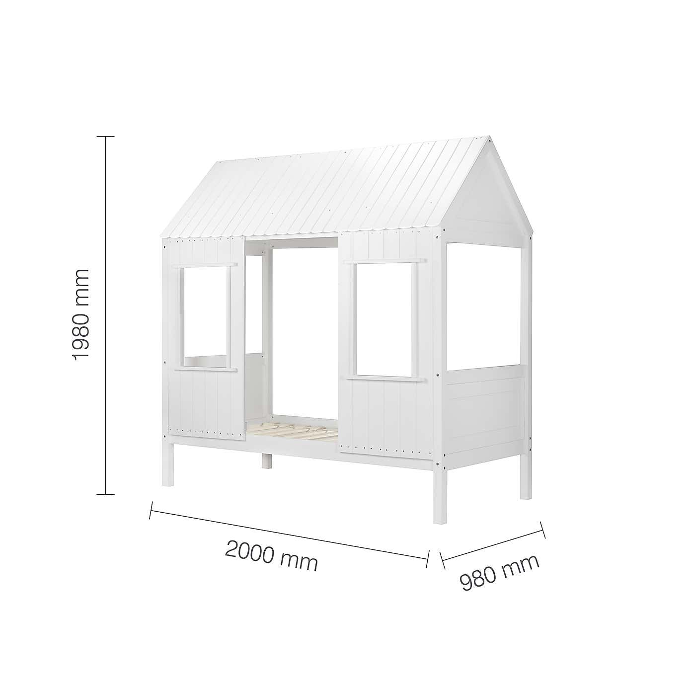 Treehouse Bed Single White
