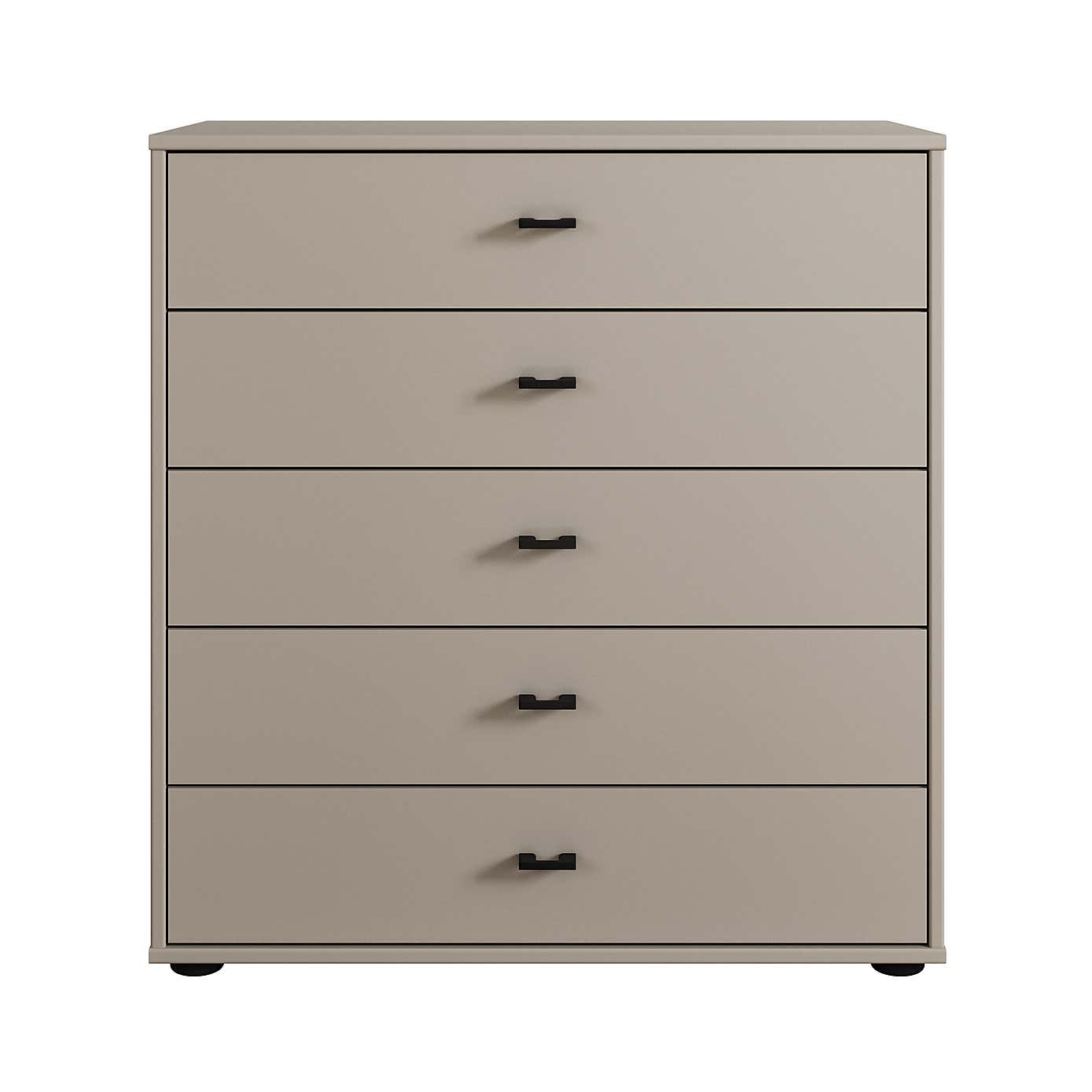 Kahla Matt Large 5 Drawer Chest