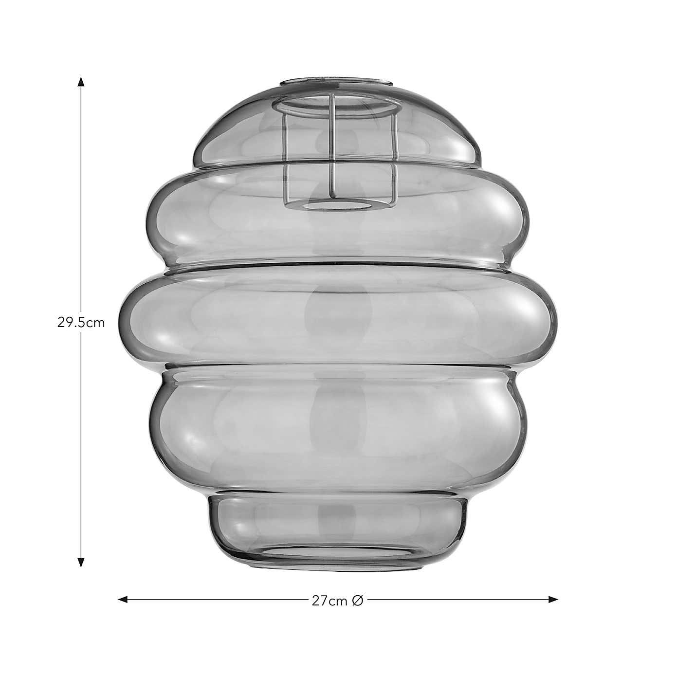 Hunnie Glass Easy Fit Pendant Shade