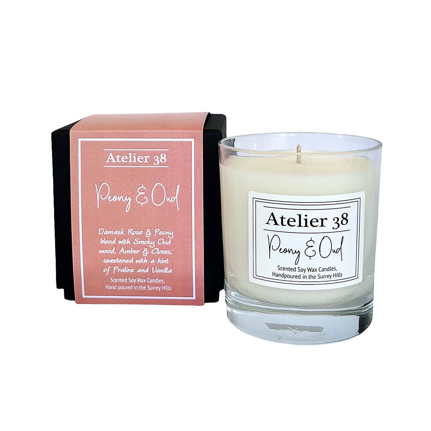 Atelier 38 Peony & Oud Medium Candle