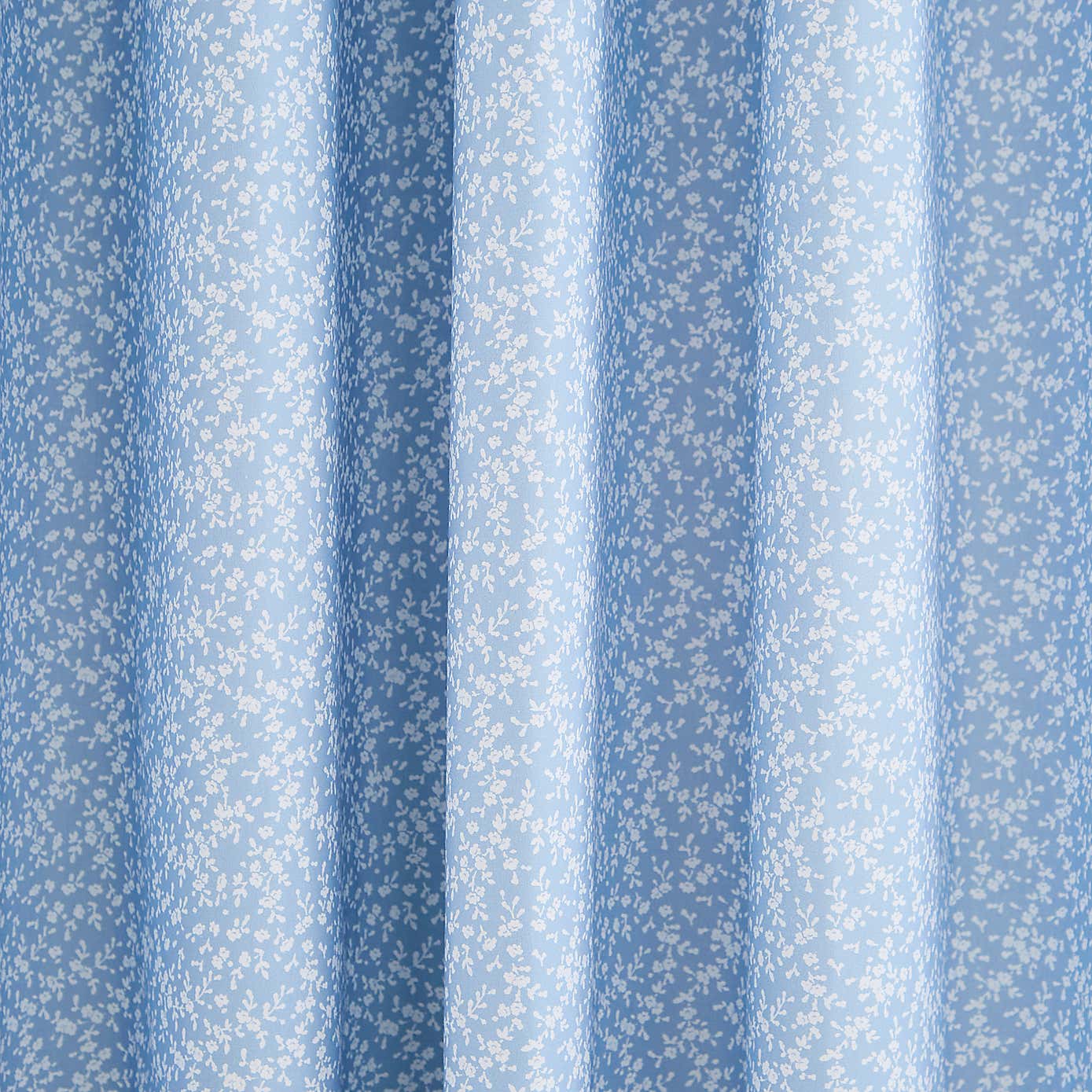 Annie Floral Cotton Blackout Eyelet Curtains