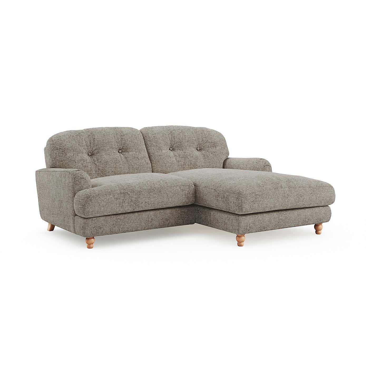 Martha Chunky Chenille Corner Chaise Sofa