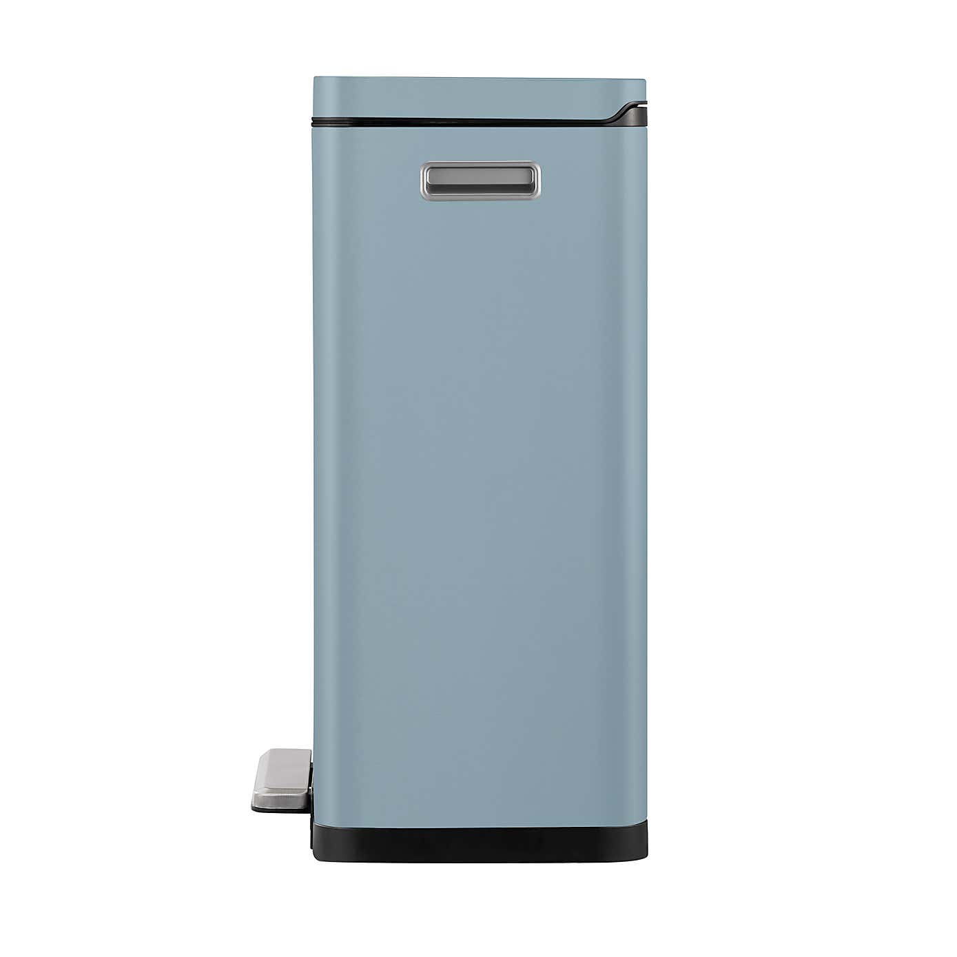 EKO X Cube 30 Litre Titanium Blue Pedal Bin