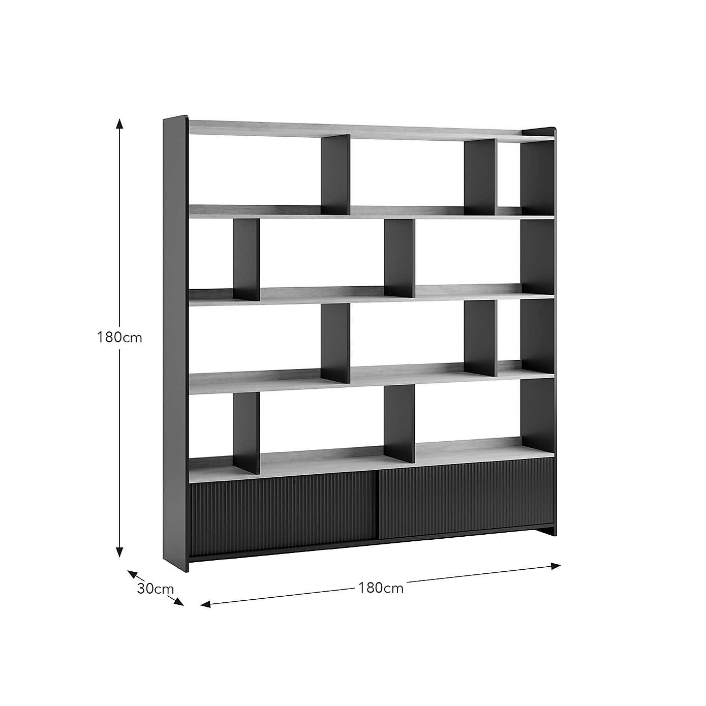 Georgi Extra Wide Bookcase