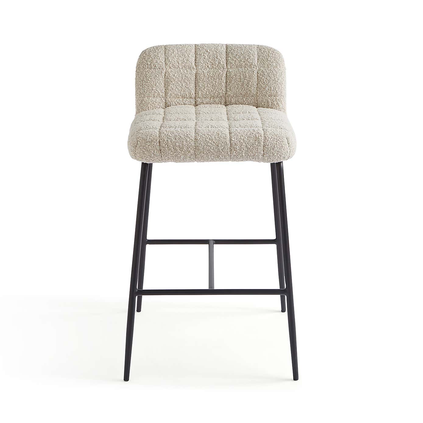 Caden Counter Height Bar Stool, Boucle