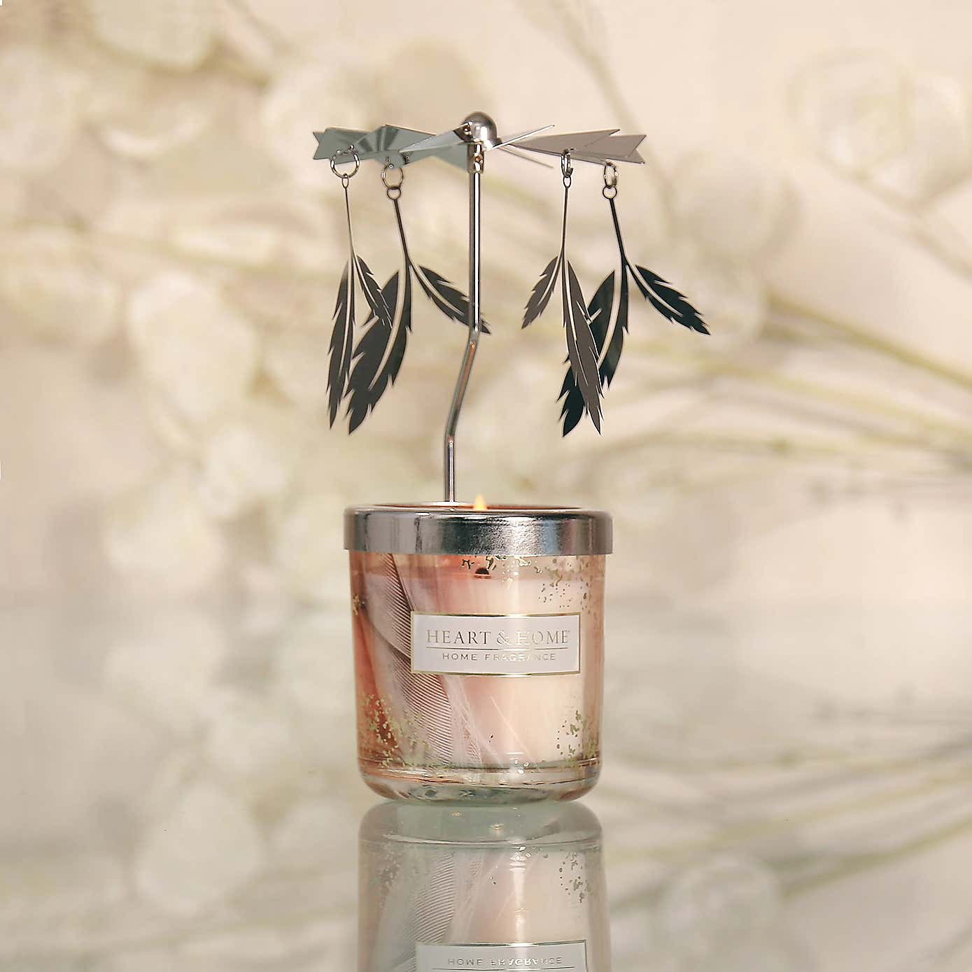 Heart & Home Angel Touch Mini Carousel Candle