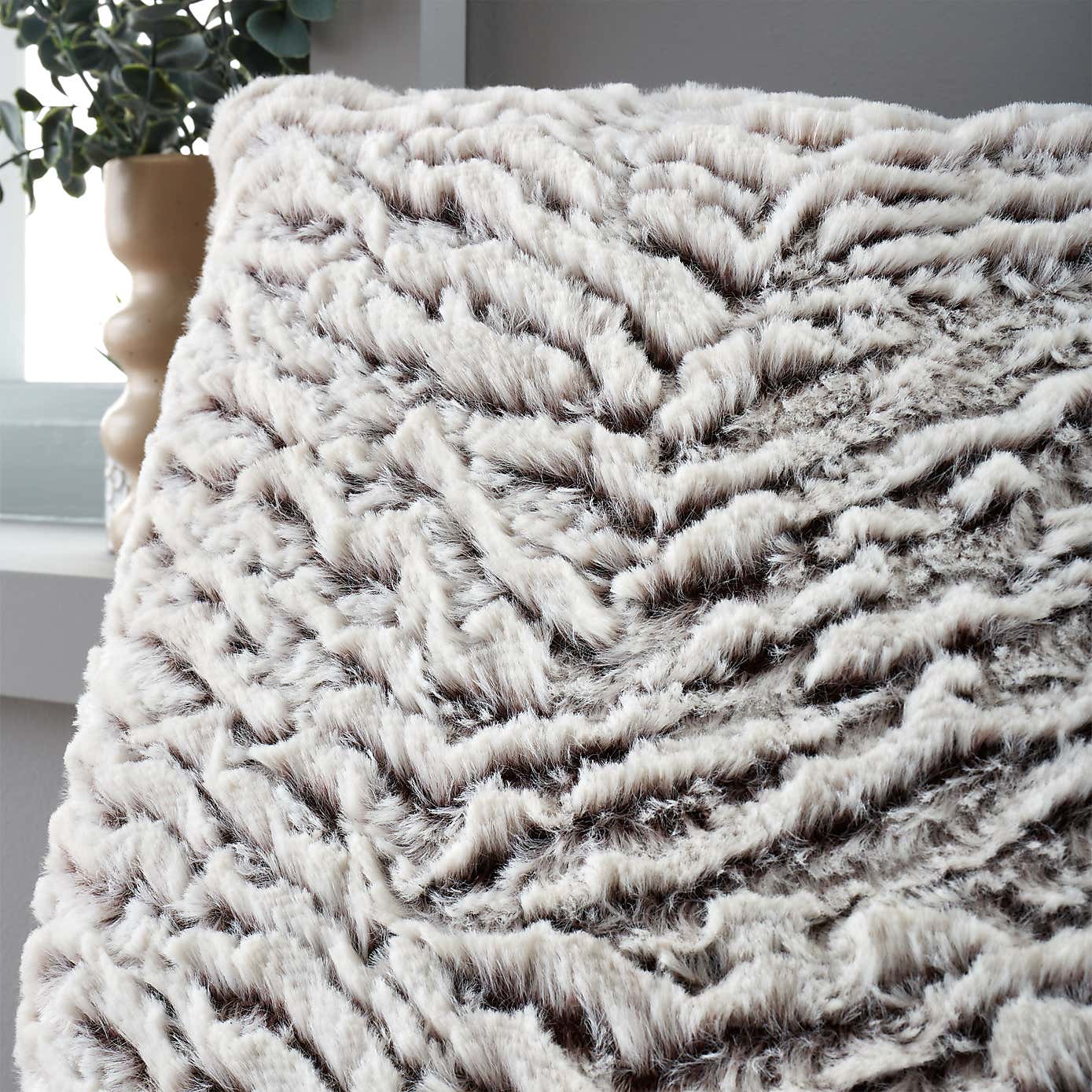 Catherine Lansfield Wolf Square Cushion