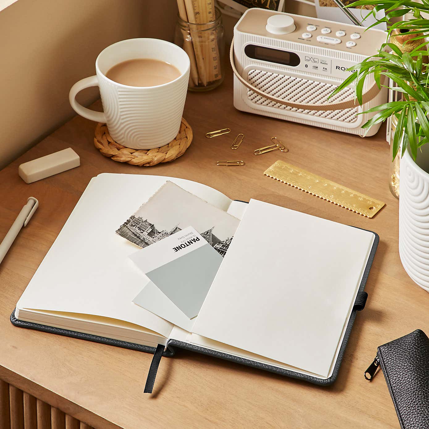 Waters and Noble Premium Faux Leather Notebook