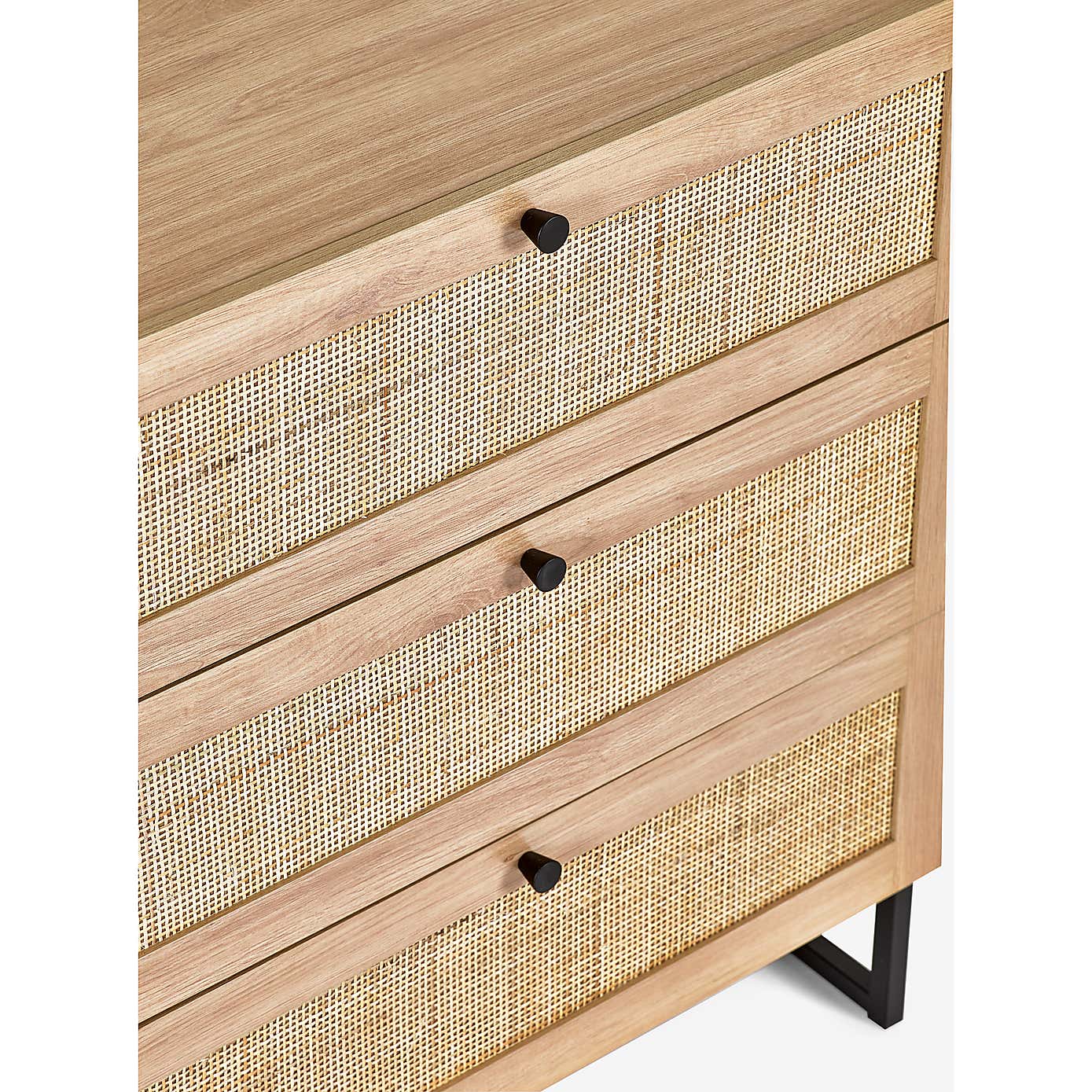 Hollis 3 Drawer Chest, Oak
